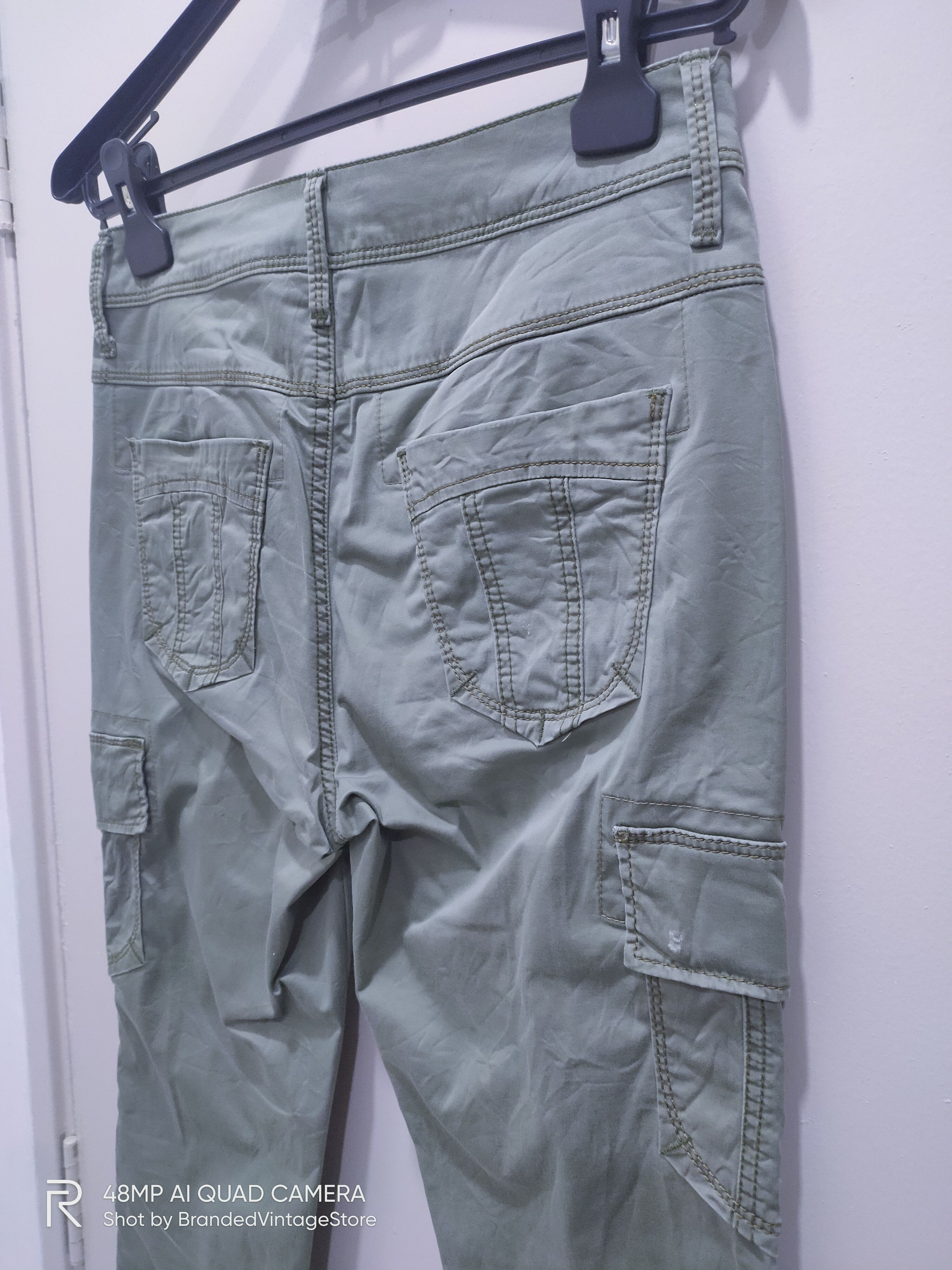 Japanese Brand × Seditionaries MRS.JEANA GOLD Canvas Skinny Slimfit Multipocket Cargo Pant Size US 28 / EU 44 - 12 Thumbnail