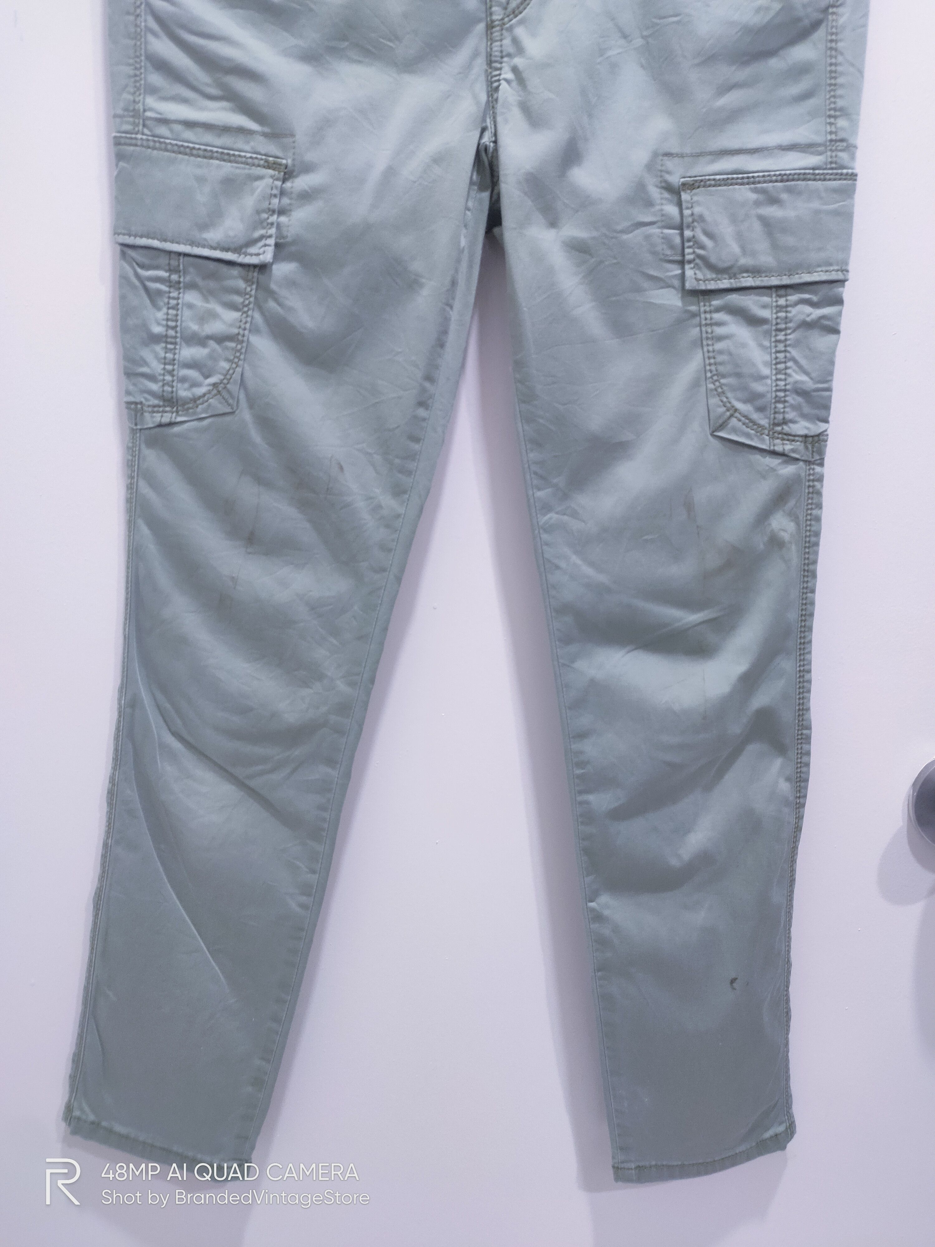 Japanese Brand × Seditionaries MRS.JEANA GOLD Canvas Skinny Slimfit Multipocket Cargo Pant Size US 28 / EU 44 - 5 Thumbnail