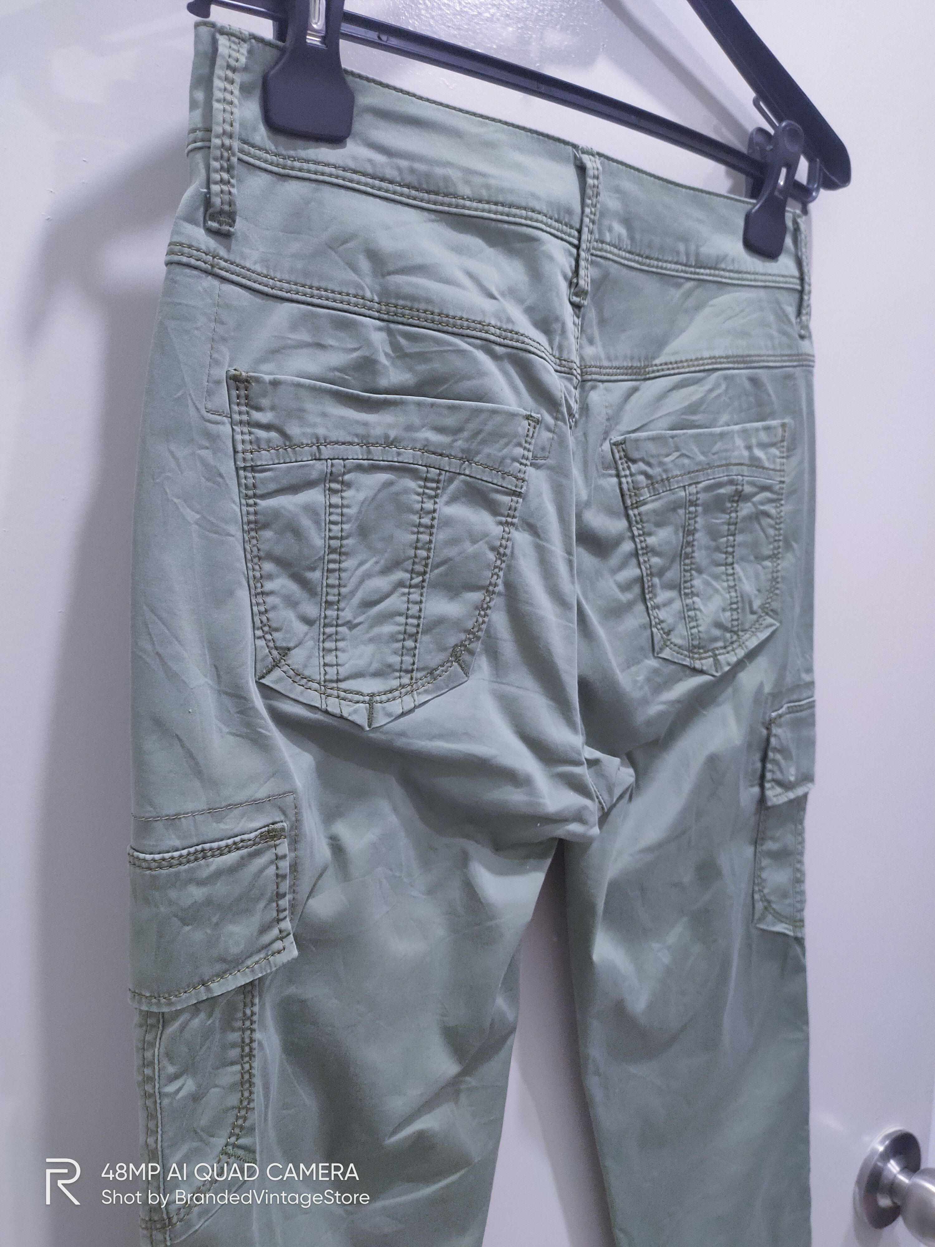 Japanese Brand × Seditionaries MRS.JEANA GOLD Canvas Skinny Slimfit Multipocket Cargo Pant Size US 28 / EU 44 - 11 Thumbnail
