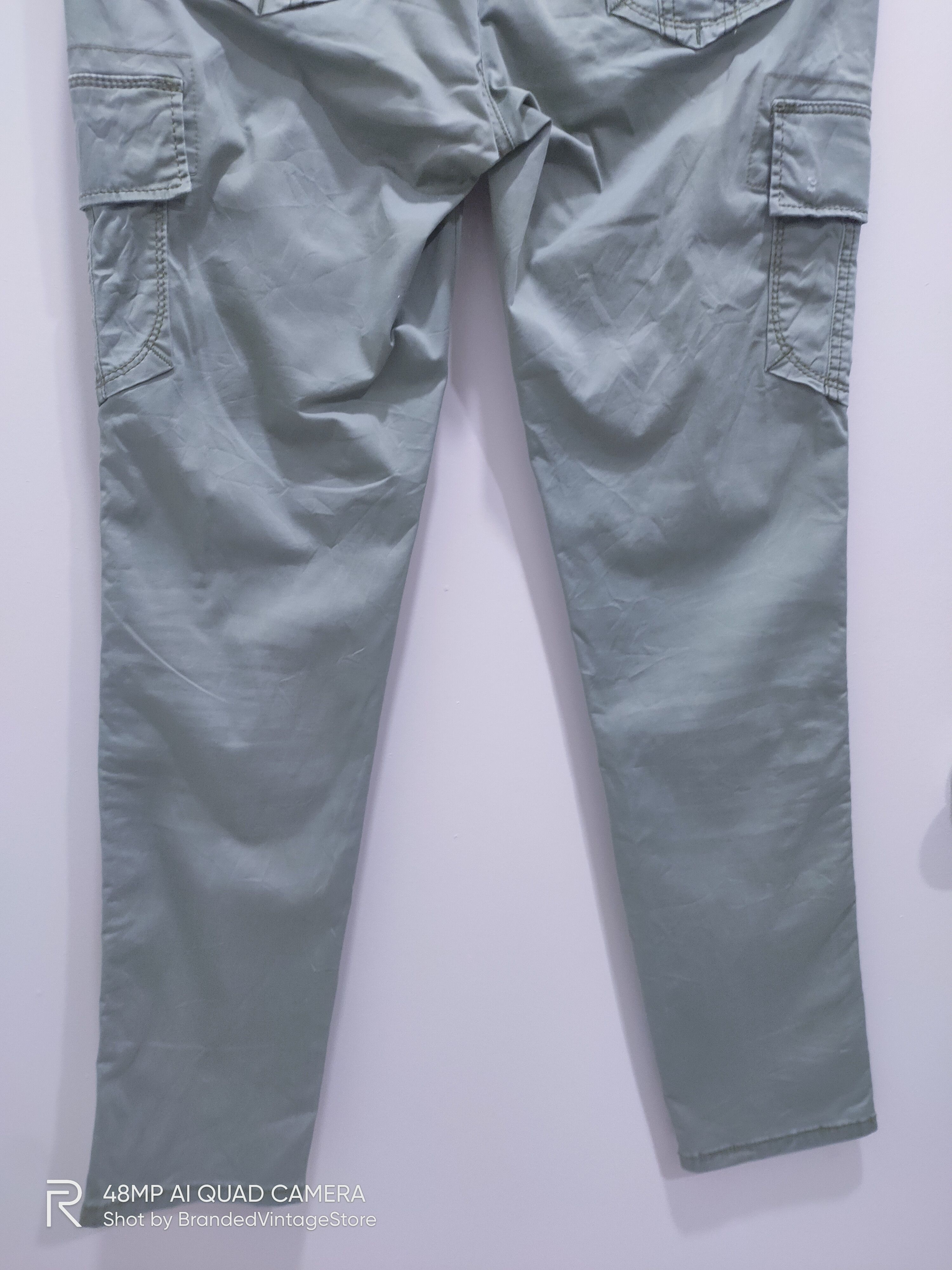 Japanese Brand × Seditionaries MRS.JEANA GOLD Canvas Skinny Slimfit Multipocket Cargo Pant Size US 28 / EU 44 - 10 Thumbnail