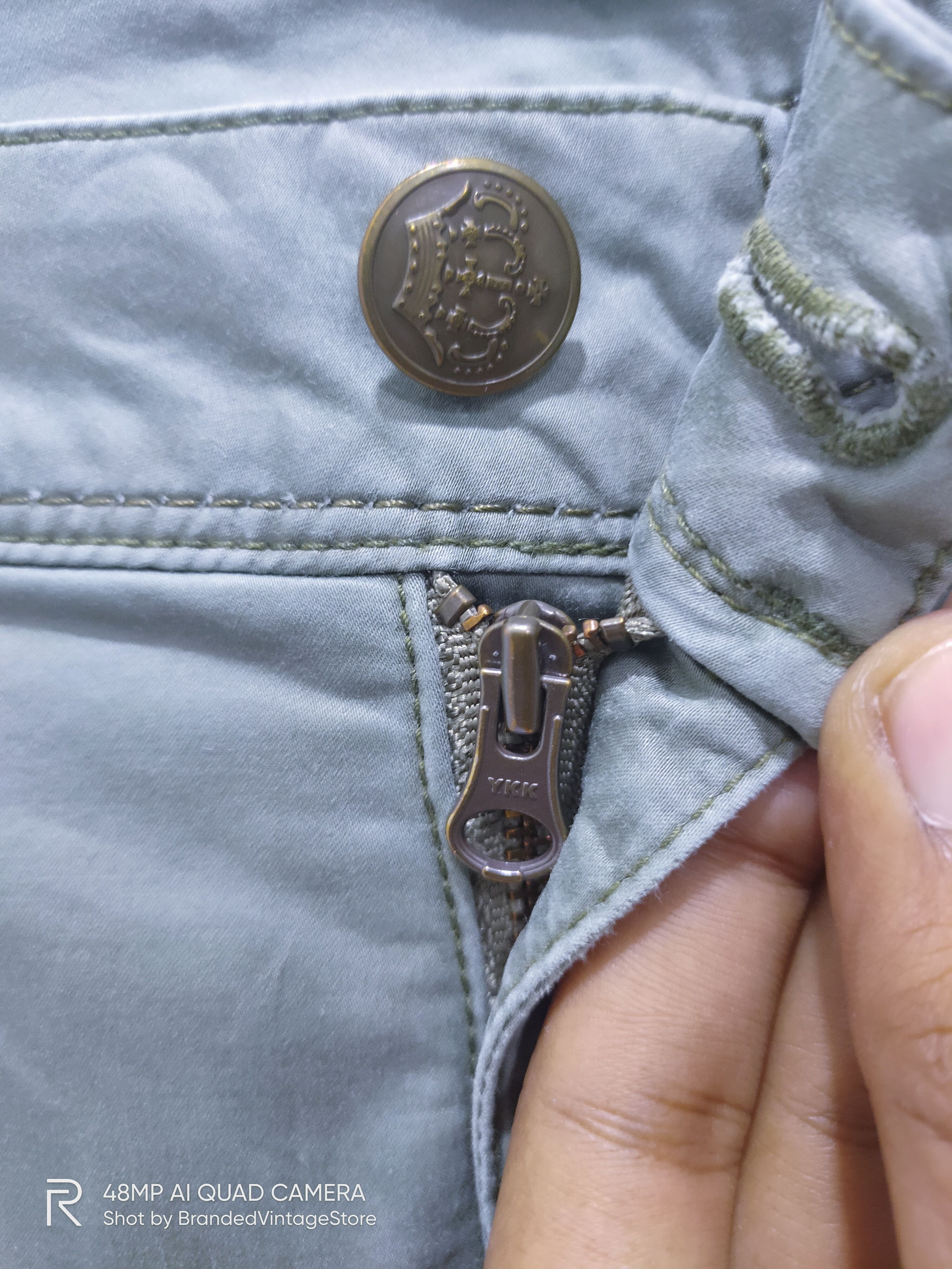 Japanese Brand × Seditionaries MRS.JEANA GOLD Canvas Skinny Slimfit Multipocket Cargo Pant Size US 28 / EU 44 - 15 Thumbnail