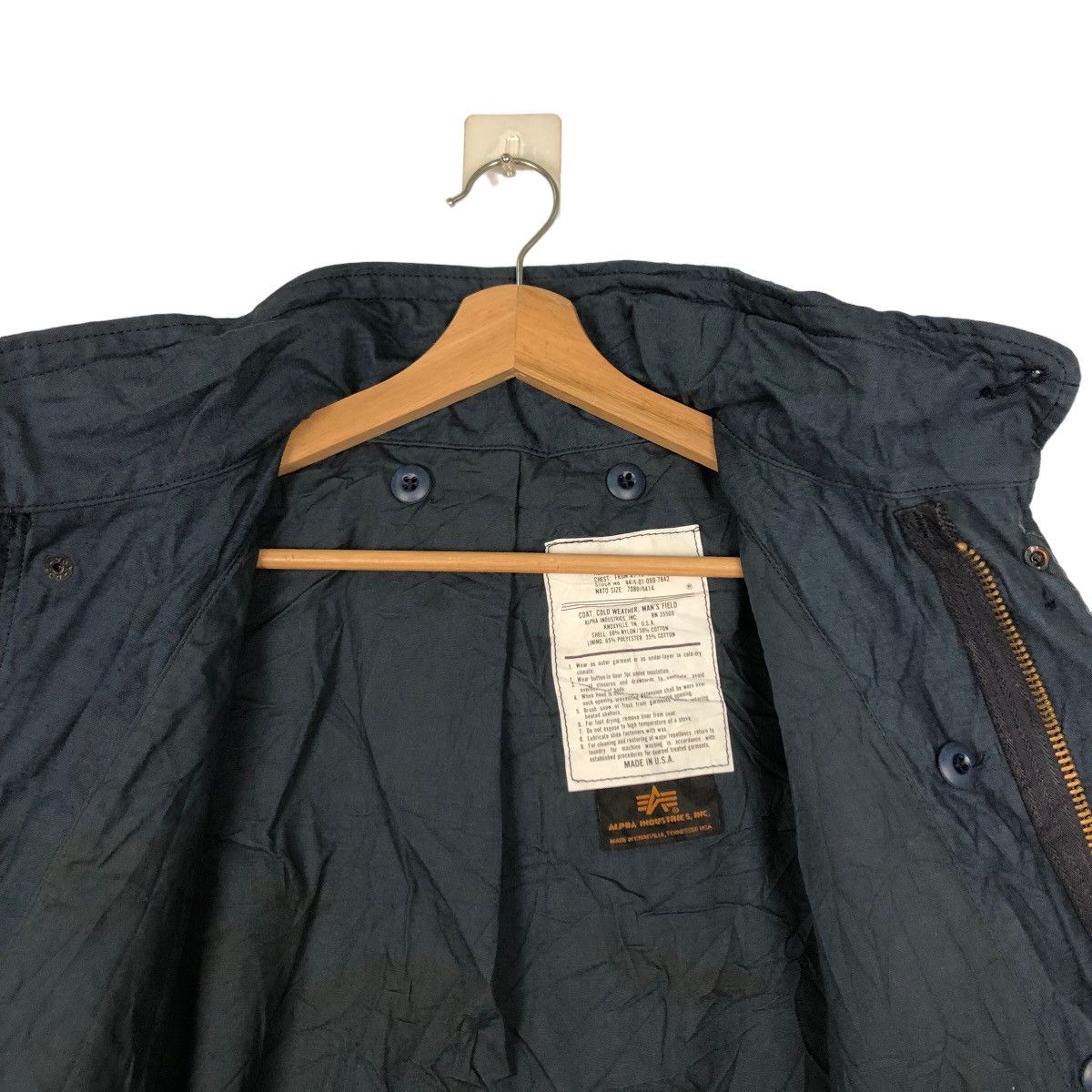 Alpha Industries VINTAGE AVIATOR ARMY CHORE JACKET ALPHA INDUSTRIES Size US L / EU 52-54 / 3 - 11 Thumbnail