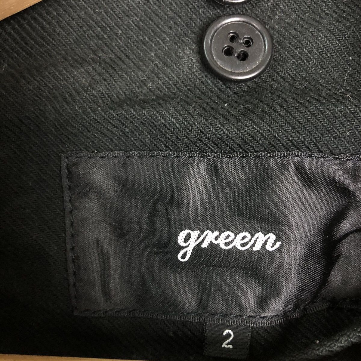 Japanese Brand VINTAGE BONDAGE BIKER JACKET GREEN JAPAN ISSEY MIYAKE STYLE Size US M / EU 48-50 / 2 - 12 Thumbnail