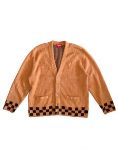 Supreme Supreme Brushed Checkerboard Cardigan | Grailed