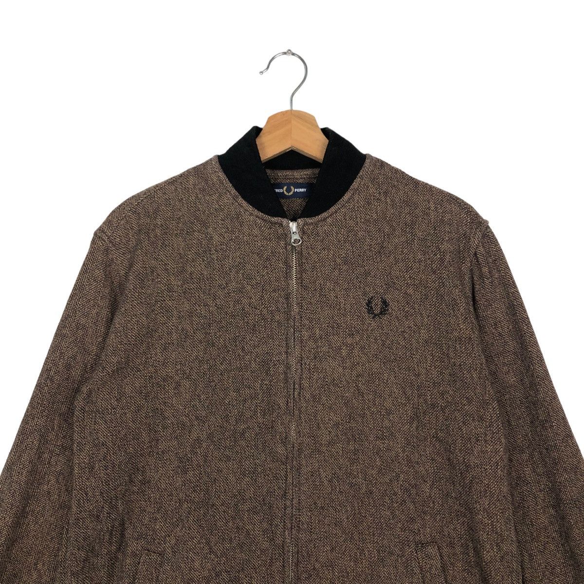 Japanese Brand VINTAGE BOMBER JACKET FRED PERRY JAPAN RAFF SIMONS DESIGN Size US S / EU 44-46 / 1 - 2 Thumbnail