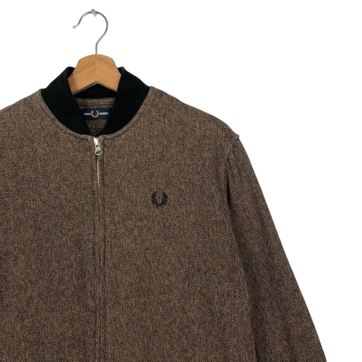 Japanese Brand VINTAGE BOMBER JACKET FRED PERRY JAPAN RAFF SIMONS DESIGN Size US S / EU 44-46 / 1 - 5 Thumbnail