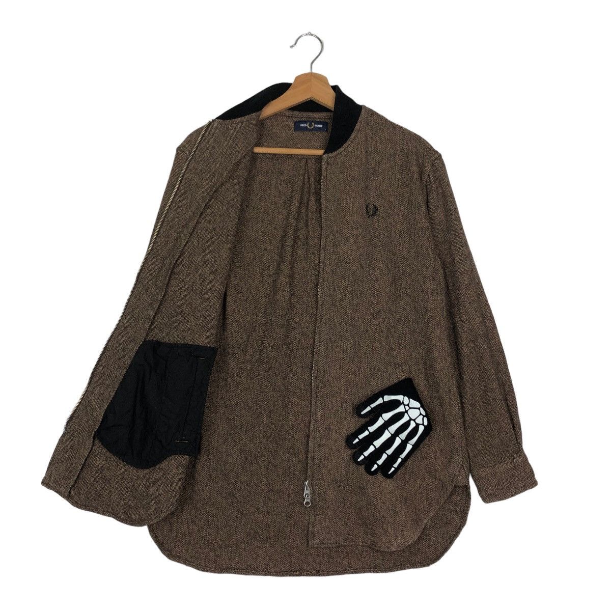 Japanese Brand VINTAGE BOMBER JACKET FRED PERRY JAPAN RAFF SIMONS DESIGN Size US S / EU 44-46 / 1 - 8 Thumbnail
