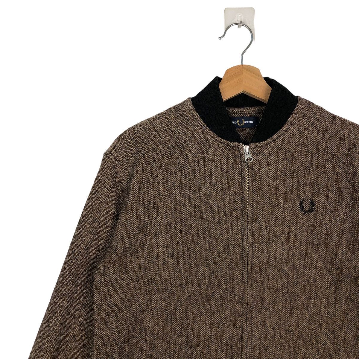 Japanese Brand VINTAGE BOMBER JACKET FRED PERRY JAPAN RAFF SIMONS DESIGN Size US S / EU 44-46 / 1 - 6 Thumbnail