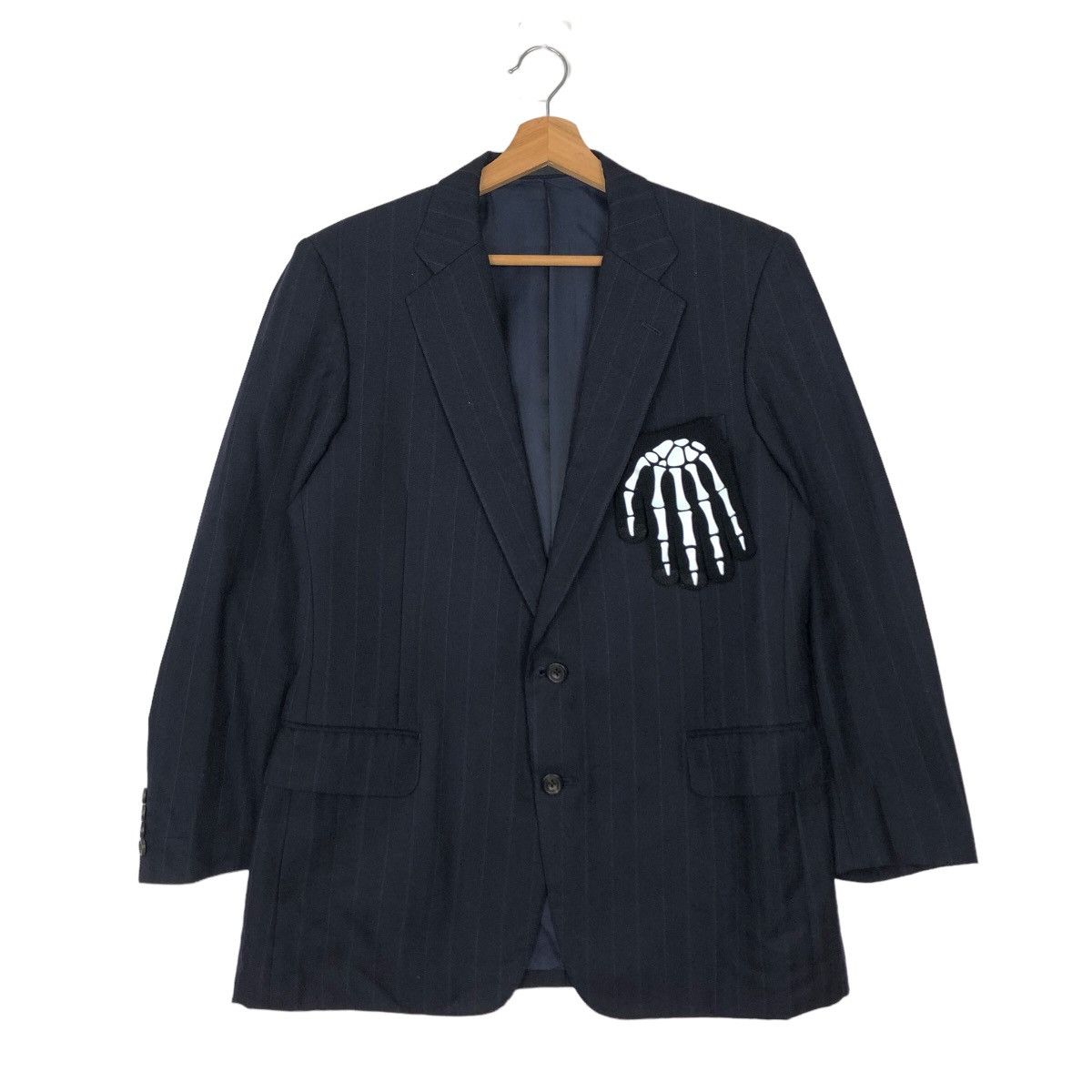Burberry VINTAGE DOUBLE BREAST COATS JACKET PINSTRIPES BURBERRYS Size US M / EU 48-50 / 2 - 1 Thumbnail