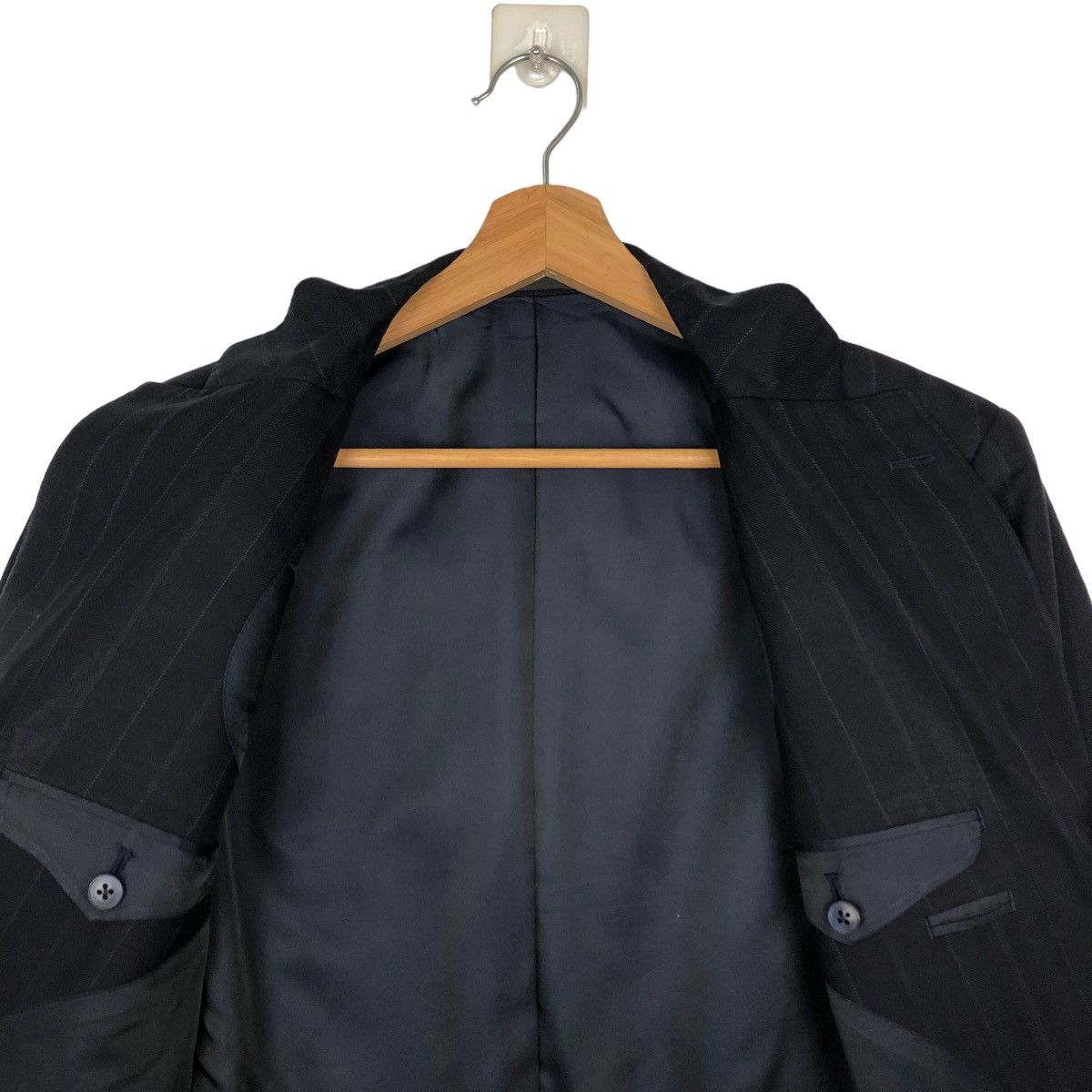 Burberry VINTAGE DOUBLE BREAST COATS JACKET PINSTRIPES BURBERRYS Size US M / EU 48-50 / 2 - 10 Thumbnail