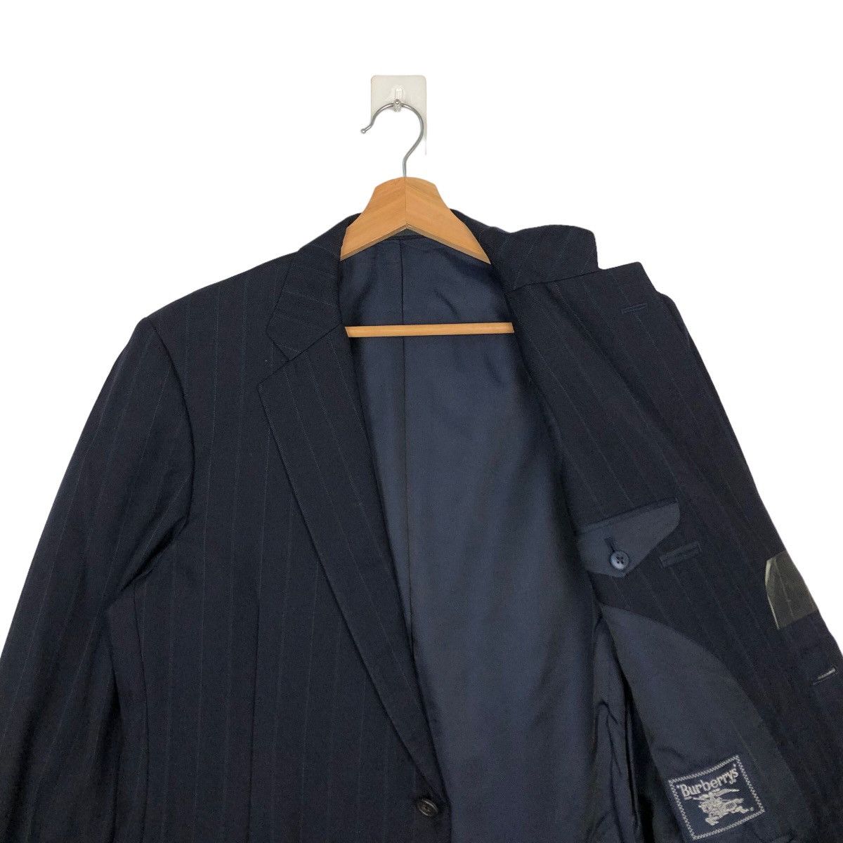 Burberry VINTAGE DOUBLE BREAST COATS JACKET PINSTRIPES BURBERRYS Size US M / EU 48-50 / 2 - 9 Thumbnail