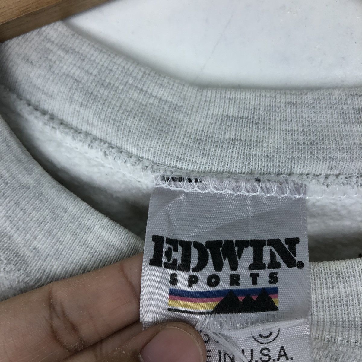 Japanese Brand VINTAGE CREWNECK SWEATSHIRT EDWIN SPORTS USA MADE Size US M / EU 48-50 / 2 - 10 Thumbnail