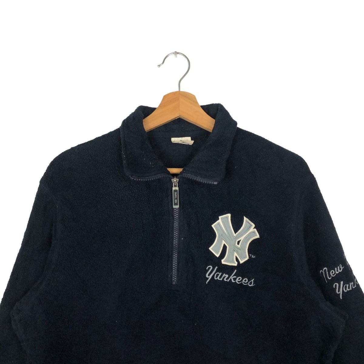 Japanese Brand VINTAGE FLEECE JACKET NEW YORK YANKEES BIG LOGO Size US L / EU 52-54 / 3 - 2 Thumbnail