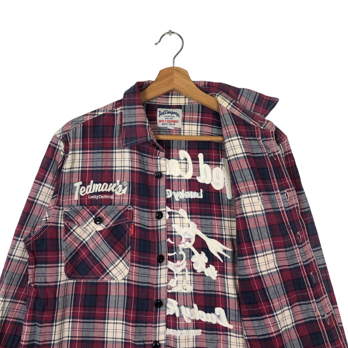 Tedman VINTAGE TED COMPANY DEVIL’S EQUIPMENT SHIRTS TARTAN DESIGN Size US M / EU 48-50 / 2 - 5 Thumbnail
