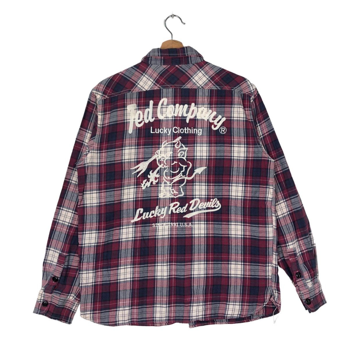 Tedman VINTAGE TED COMPANY DEVIL’S EQUIPMENT SHIRTS TARTAN DESIGN Size US M / EU 48-50 / 2 - 3 Thumbnail