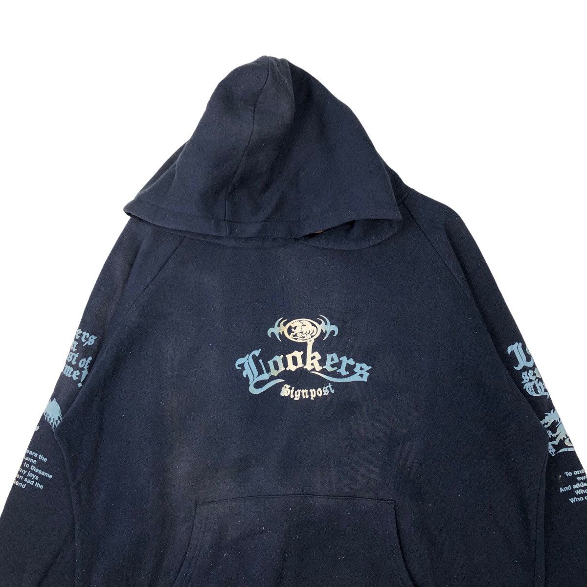 Japanese Brand VINTAGE BLENO HOODIE PUNK DESIGN INSPIRED BY CHROME HEARTS Size US L / EU 52-54 / 3 - 2 Thumbnail