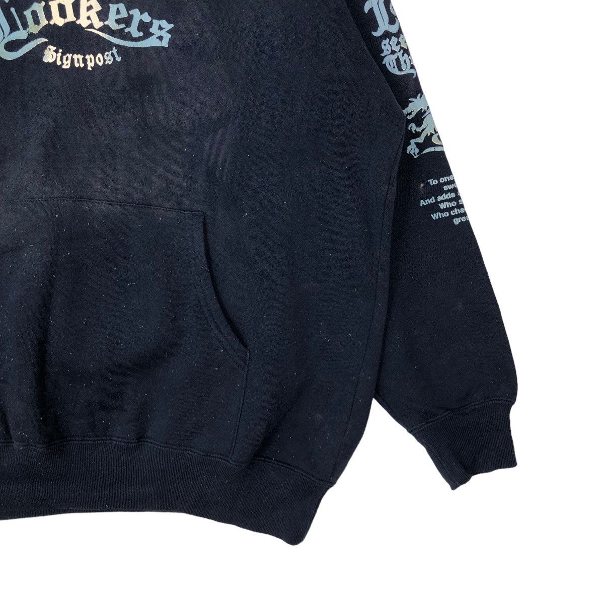 Japanese Brand VINTAGE BLENO HOODIE PUNK DESIGN INSPIRED BY CHROME HEARTS Size US L / EU 52-54 / 3 - 4 Thumbnail