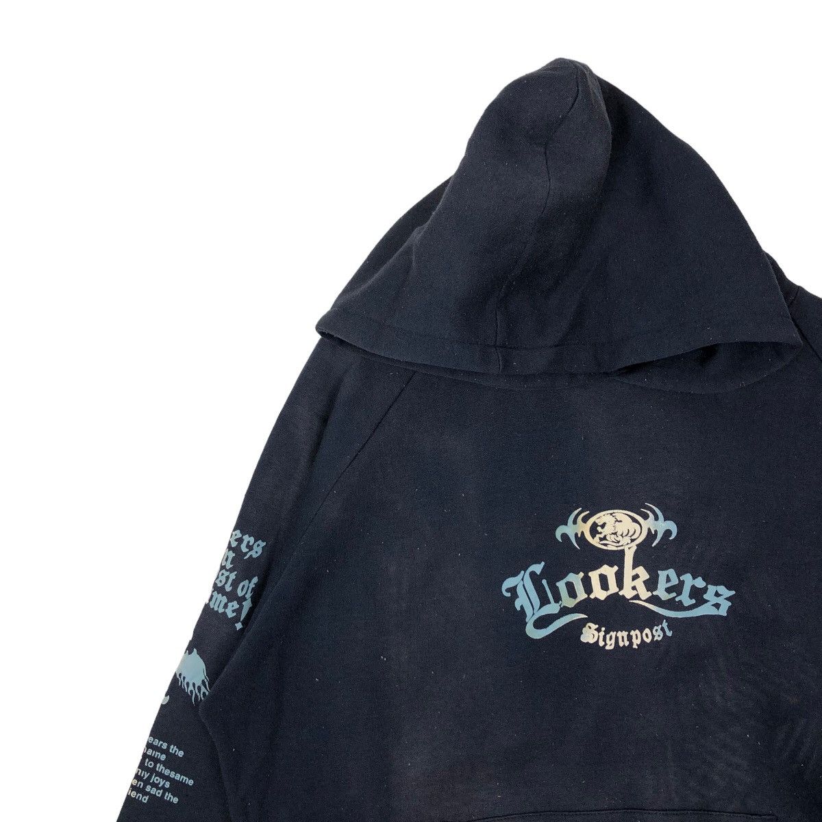 Japanese Brand VINTAGE BLENO HOODIE PUNK DESIGN INSPIRED BY CHROME HEARTS Size US L / EU 52-54 / 3 - 6 Thumbnail