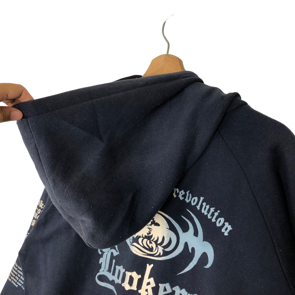Japanese Brand VINTAGE BLENO HOODIE PUNK DESIGN INSPIRED BY CHROME HEARTS Size US L / EU 52-54 / 3 - 8 Thumbnail