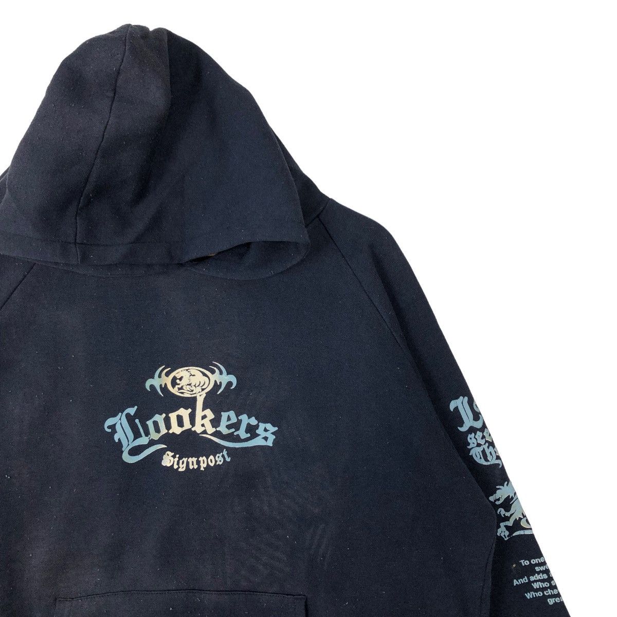 Japanese Brand VINTAGE BLENO HOODIE PUNK DESIGN INSPIRED BY CHROME HEARTS Size US L / EU 52-54 / 3 - 5 Thumbnail