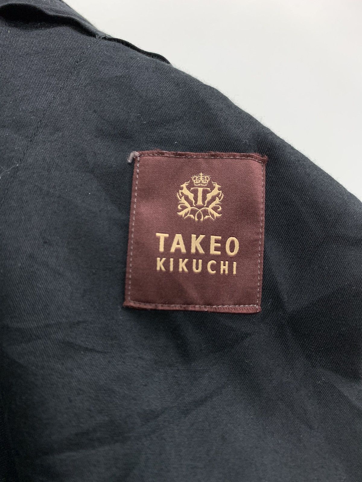 Japanese Brand × OVER THE STRiPES × Takeo Kikuchi TAKEO KIKUCHI Stripe Luxury Office Casual Trouser SlackPant Size US 33 - 20 Thumbnail