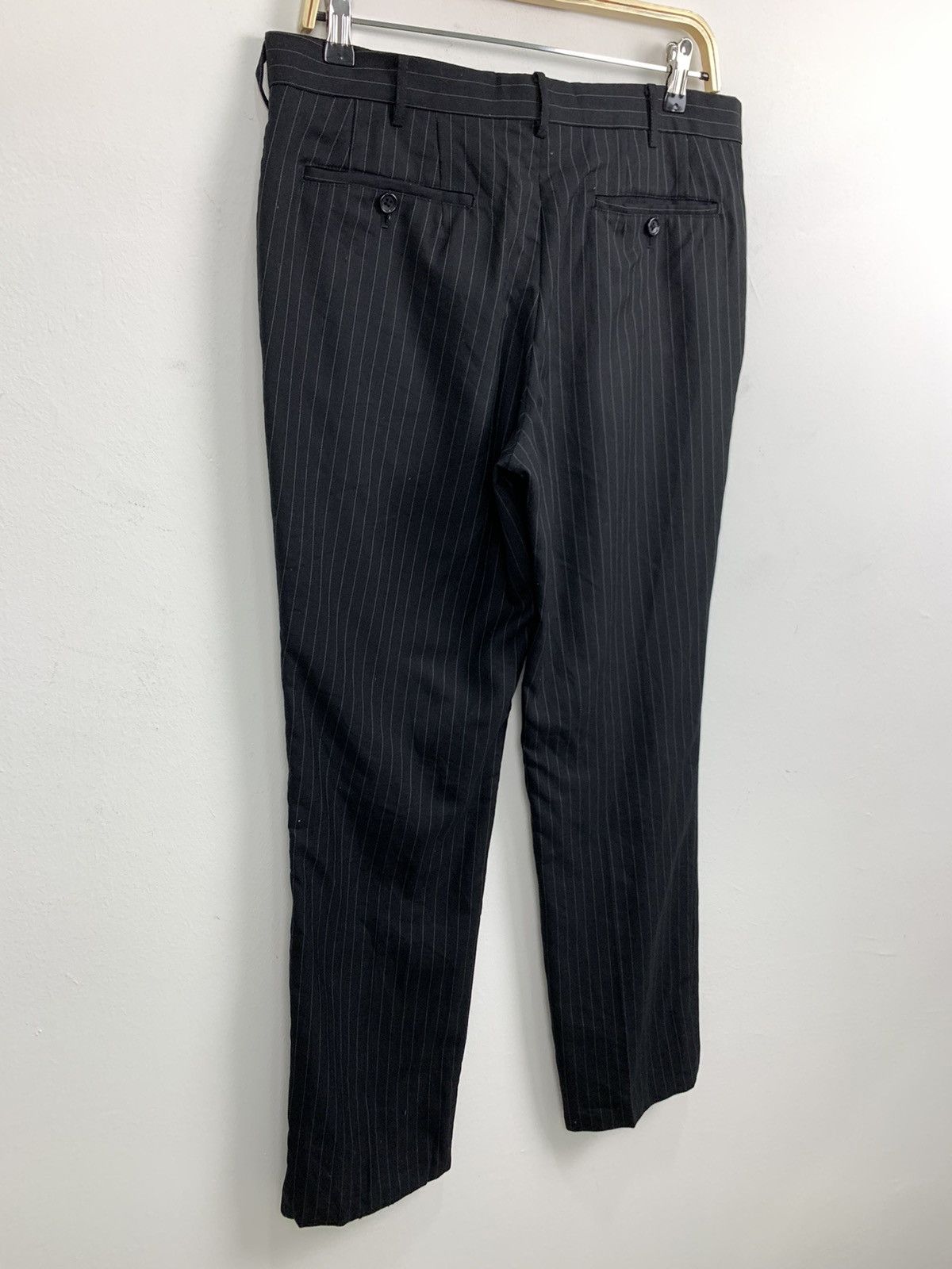 Japanese Brand × OVER THE STRiPES × Takeo Kikuchi TAKEO KIKUCHI Stripe Luxury Office Casual Trouser SlackPant Size US 33 - 10 Thumbnail