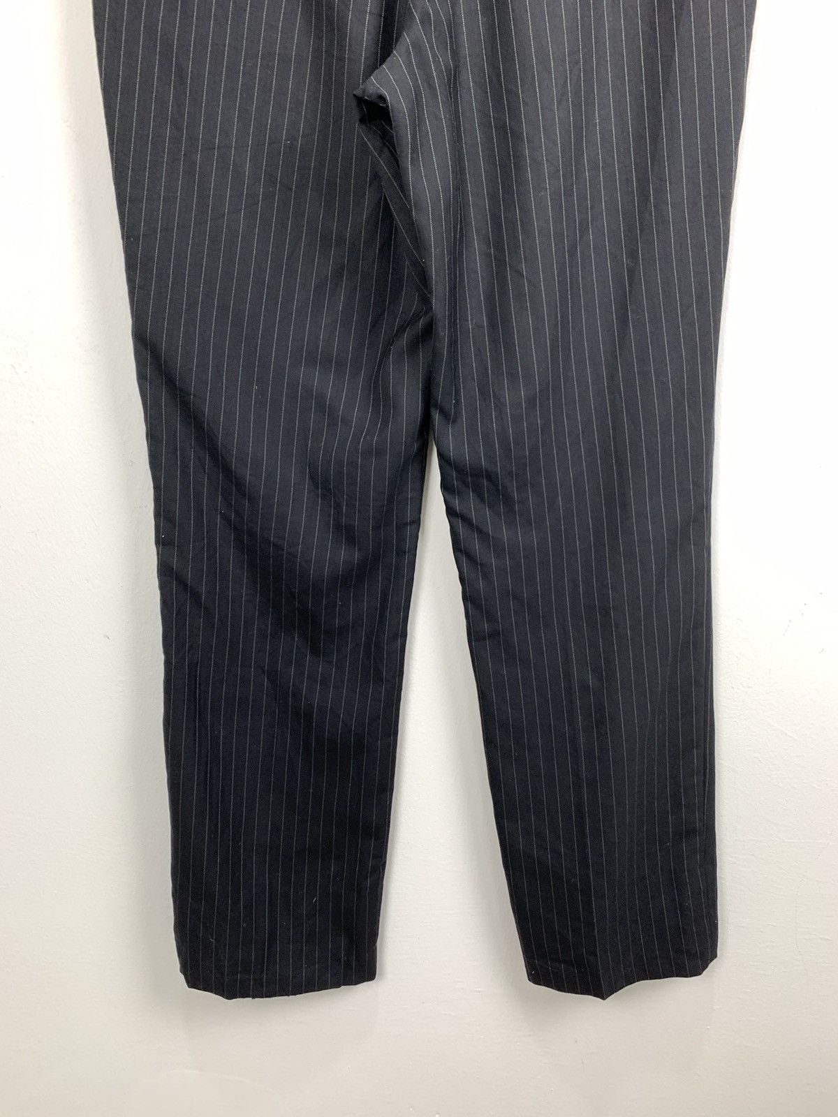 Japanese Brand × OVER THE STRiPES × Takeo Kikuchi TAKEO KIKUCHI Stripe Luxury Office Casual Trouser SlackPant Size US 33 - 9 Thumbnail