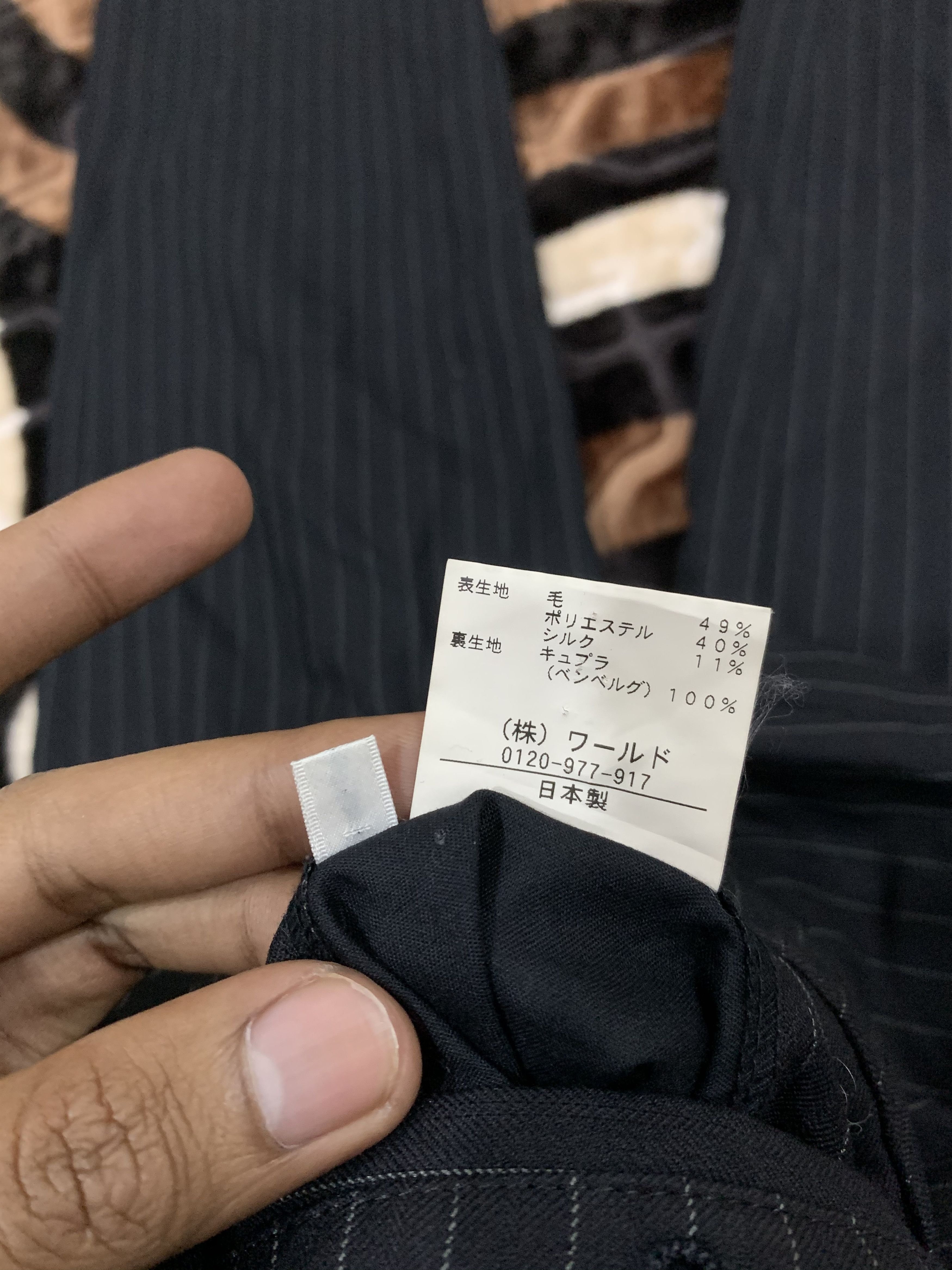 Japanese Brand × OVER THE STRiPES × Takeo Kikuchi TAKEO KIKUCHI Stripe Luxury Office Casual Trouser SlackPant Size US 33 - 22 Thumbnail