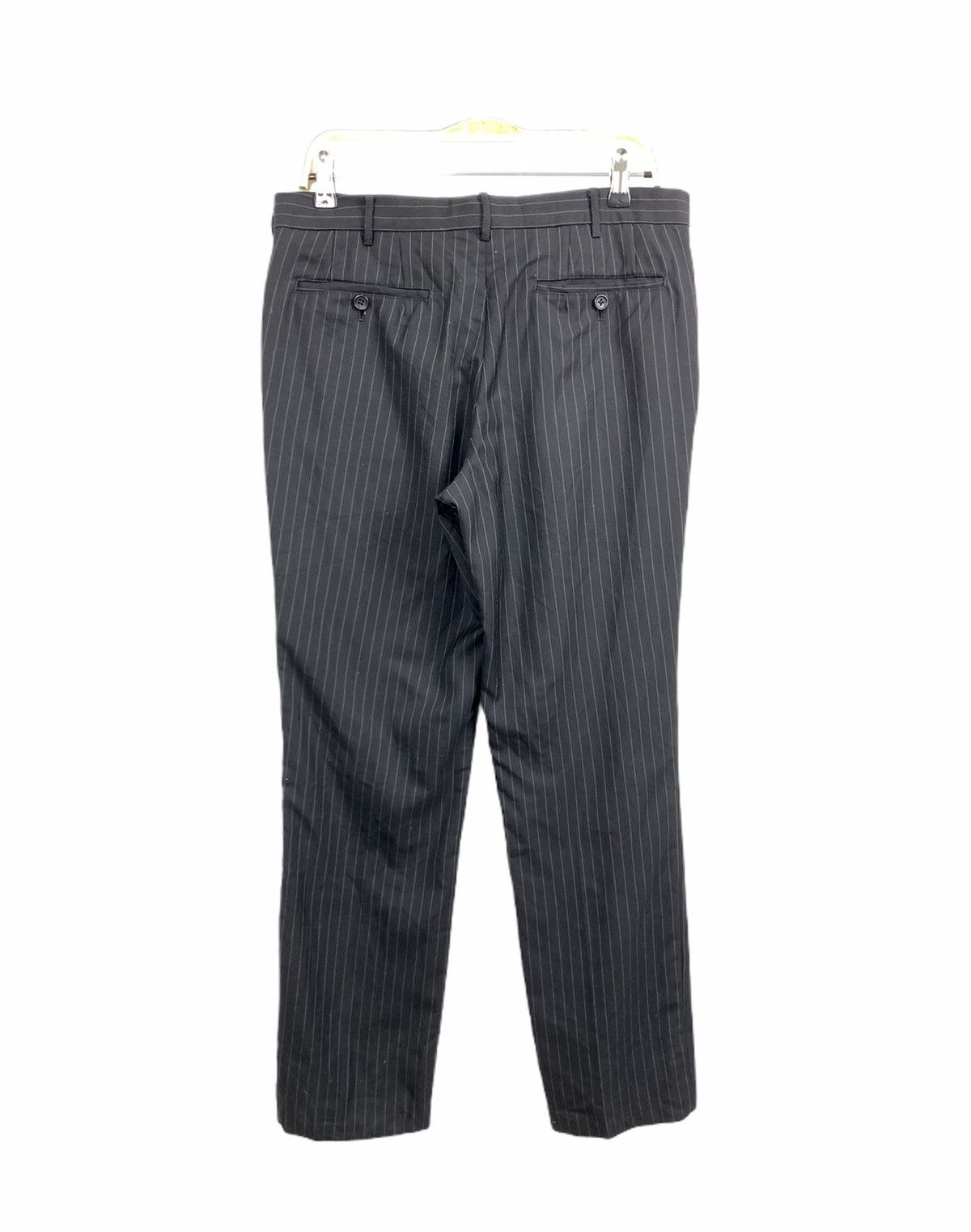 Japanese Brand × OVER THE STRiPES × Takeo Kikuchi TAKEO KIKUCHI Stripe Luxury Office Casual Trouser SlackPant Size US 33 - 2 Thumbnail