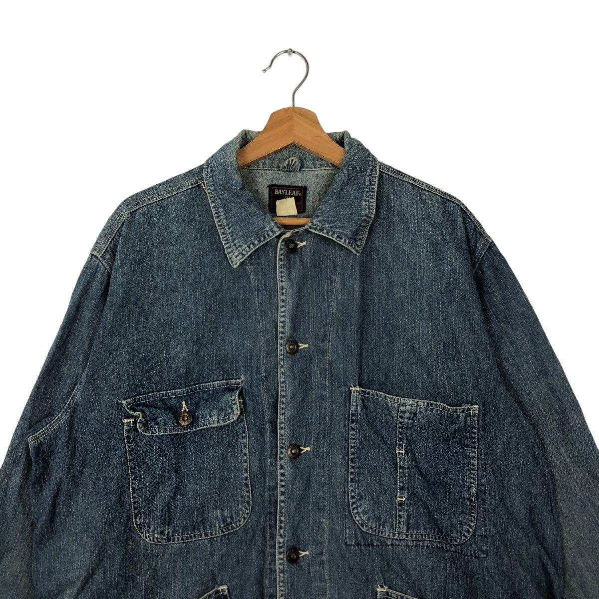 Japanese Brand VINTAGE HIKORY CHORE JACKET BAYLEAF UNION MADE 221 KAPITAL Size US M / EU 48-50 / 2 - 2 Thumbnail