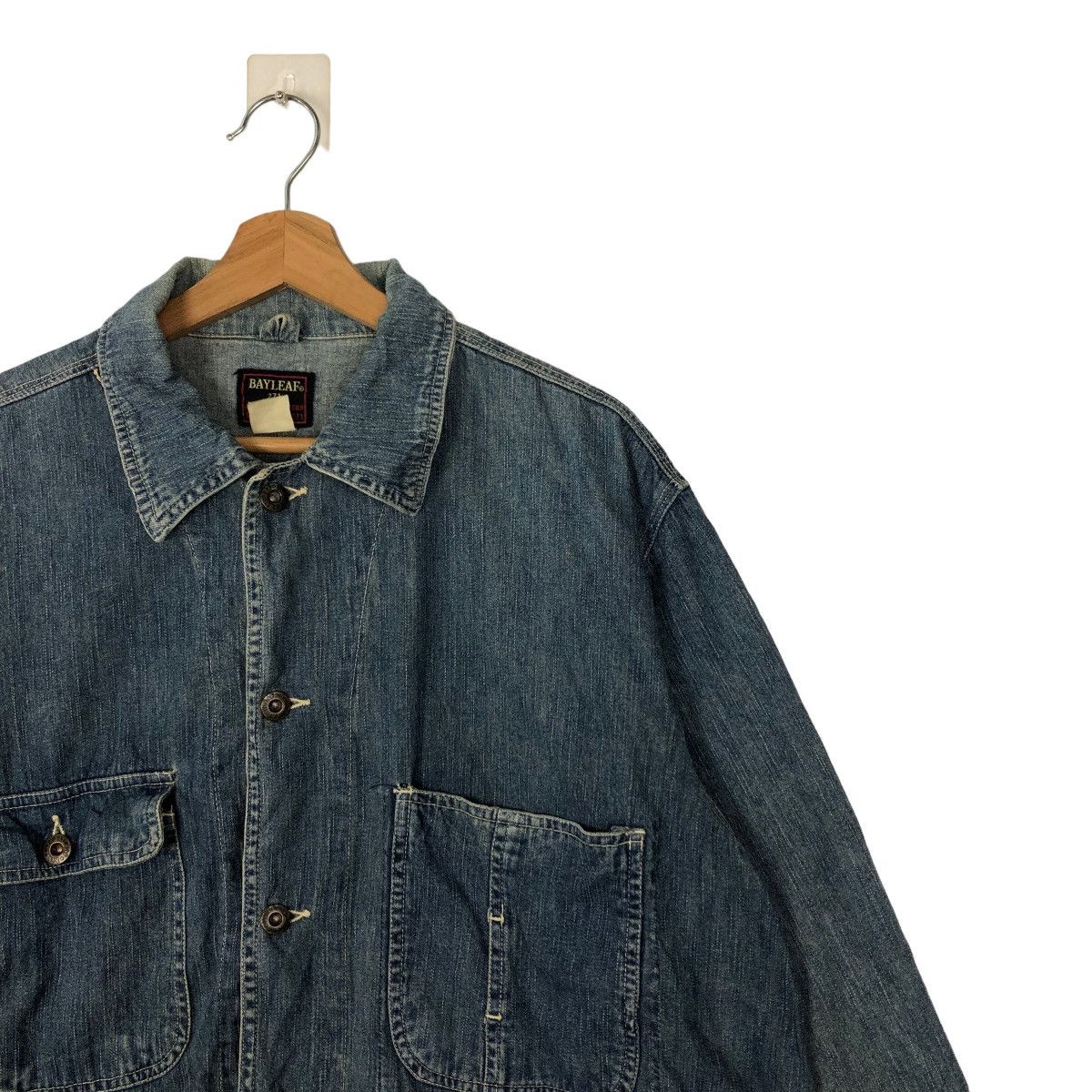 Japanese Brand VINTAGE HIKORY CHORE JACKET BAYLEAF UNION MADE 221 KAPITAL Size US M / EU 48-50 / 2 - 5 Thumbnail