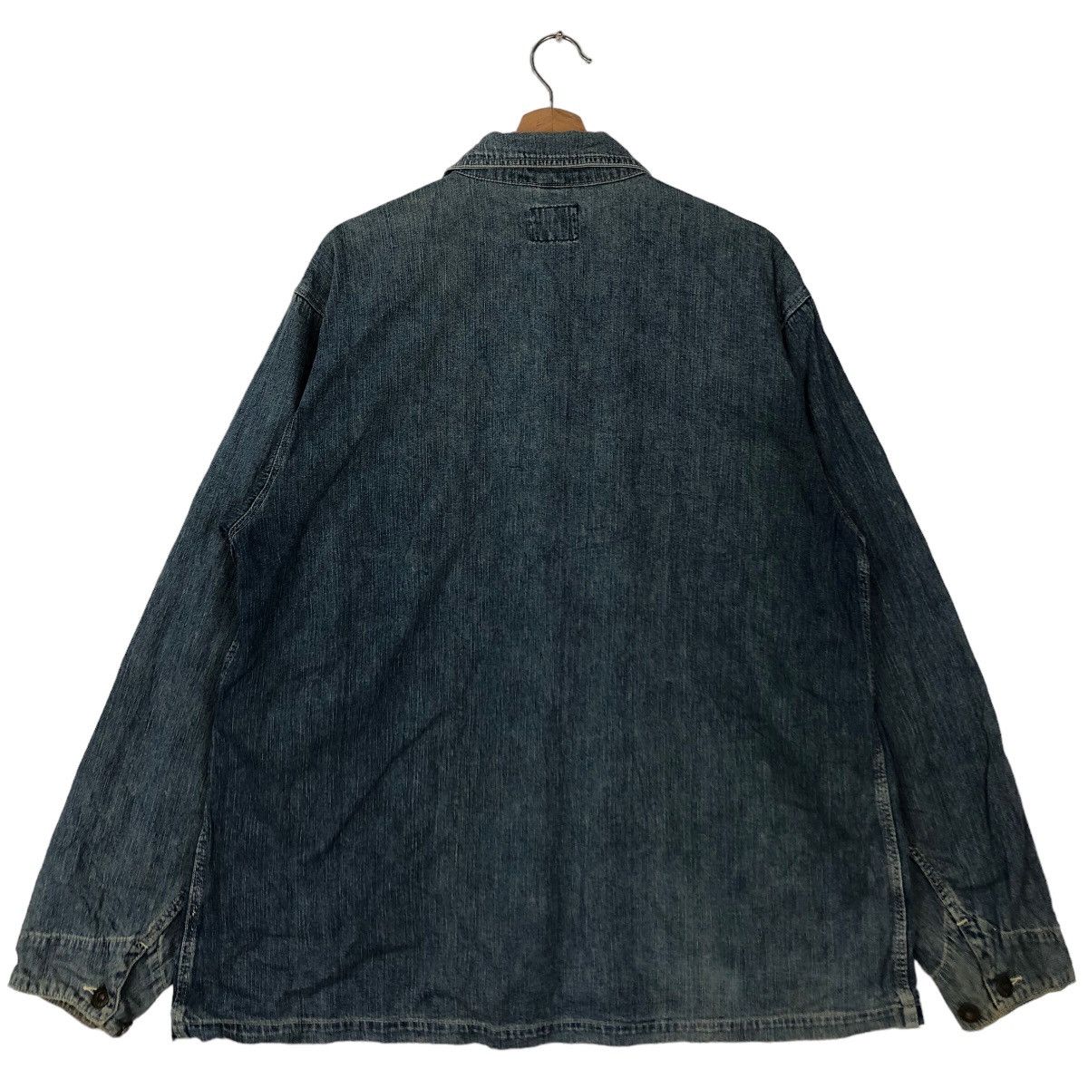 Japanese Brand VINTAGE HIKORY CHORE JACKET BAYLEAF UNION MADE 221 KAPITAL Size US M / EU 48-50 / 2 - 7 Thumbnail