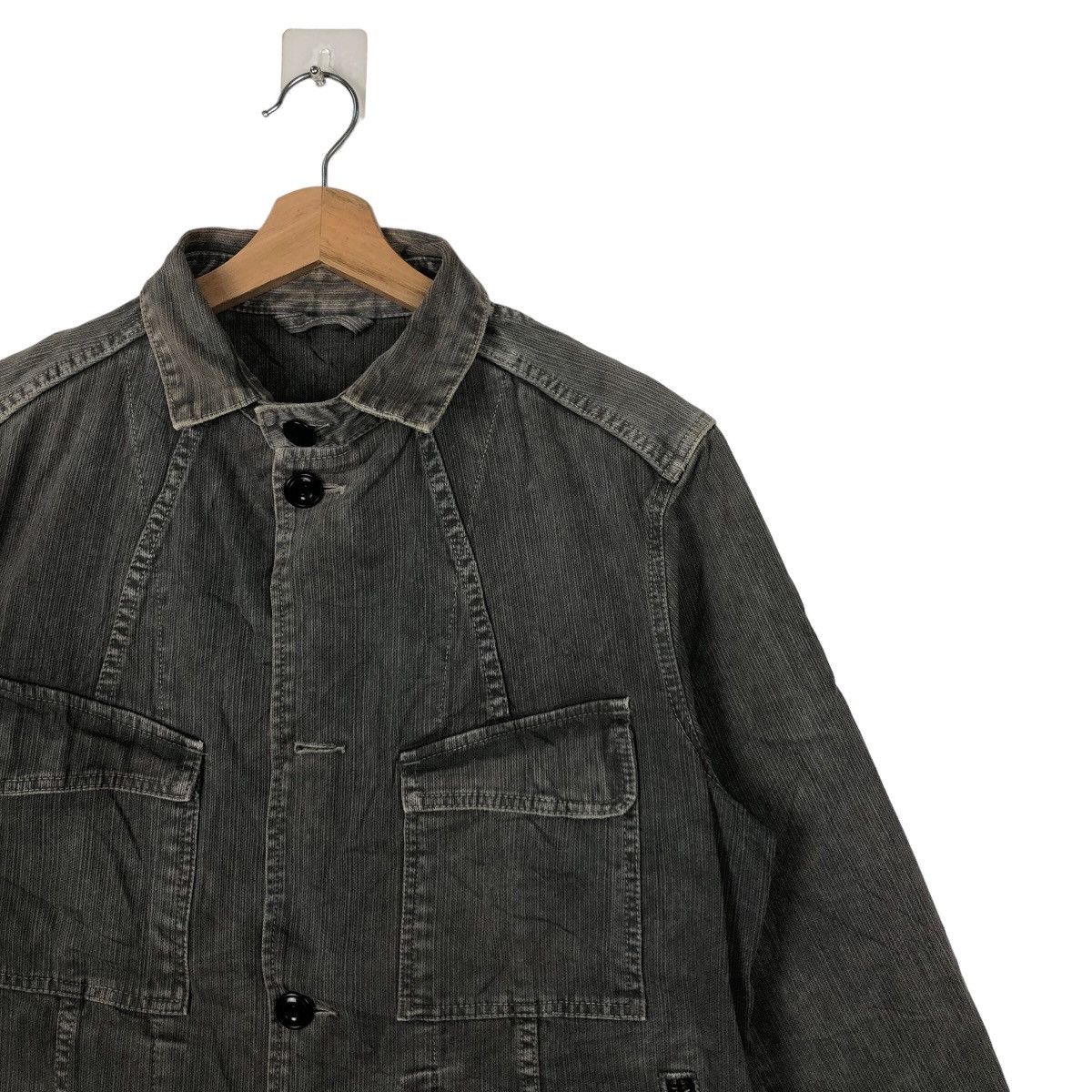 Japanese Brand VINTAGE HIKORY CHORE JACKET JOURNAL STANDARD ISSEY MIYAKE Size US M / EU 48-50 / 2 - 5 Thumbnail