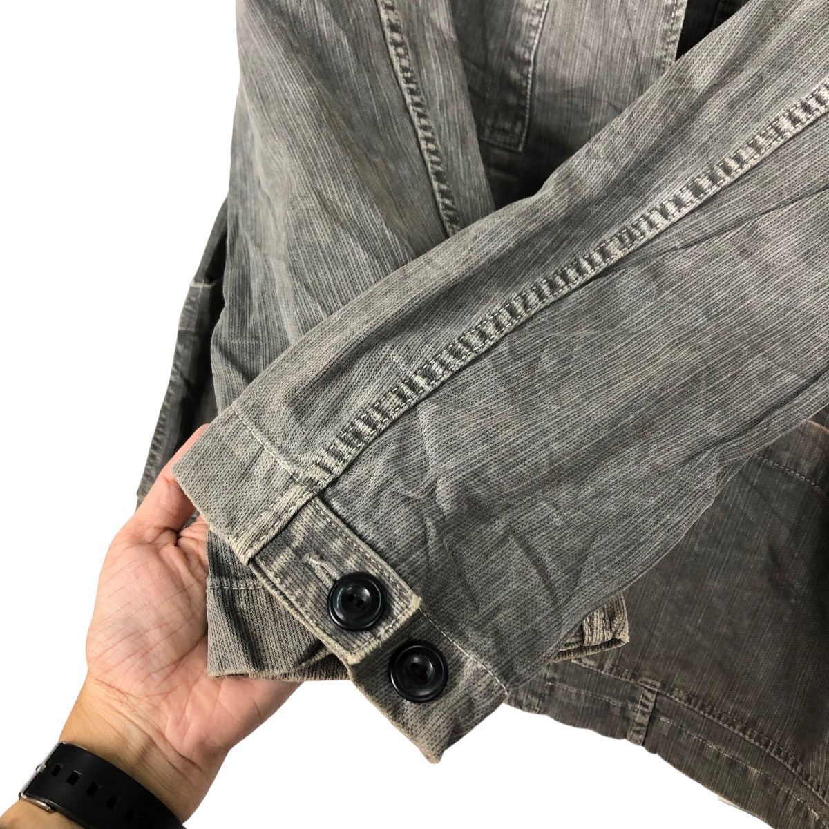 Japanese Brand VINTAGE HIKORY CHORE JACKET JOURNAL STANDARD ISSEY MIYAKE Size US M / EU 48-50 / 2 - 11 Thumbnail