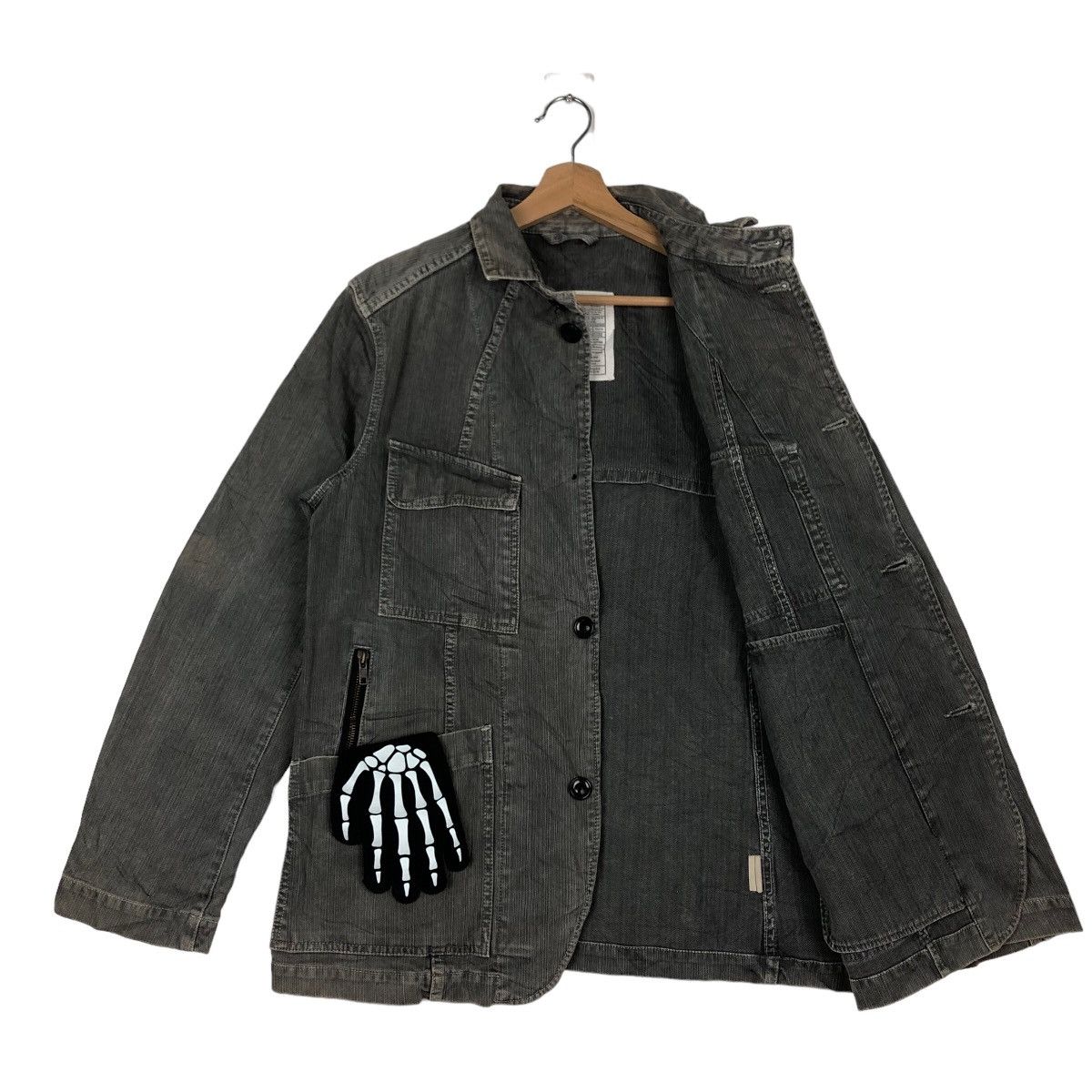 Japanese Brand VINTAGE HIKORY CHORE JACKET JOURNAL STANDARD ISSEY MIYAKE Size US M / EU 48-50 / 2 - 8 Thumbnail