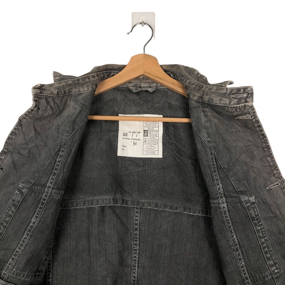 Japanese Brand VINTAGE HIKORY CHORE JACKET JOURNAL STANDARD ISSEY MIYAKE Size US M / EU 48-50 / 2 - 10 Thumbnail
