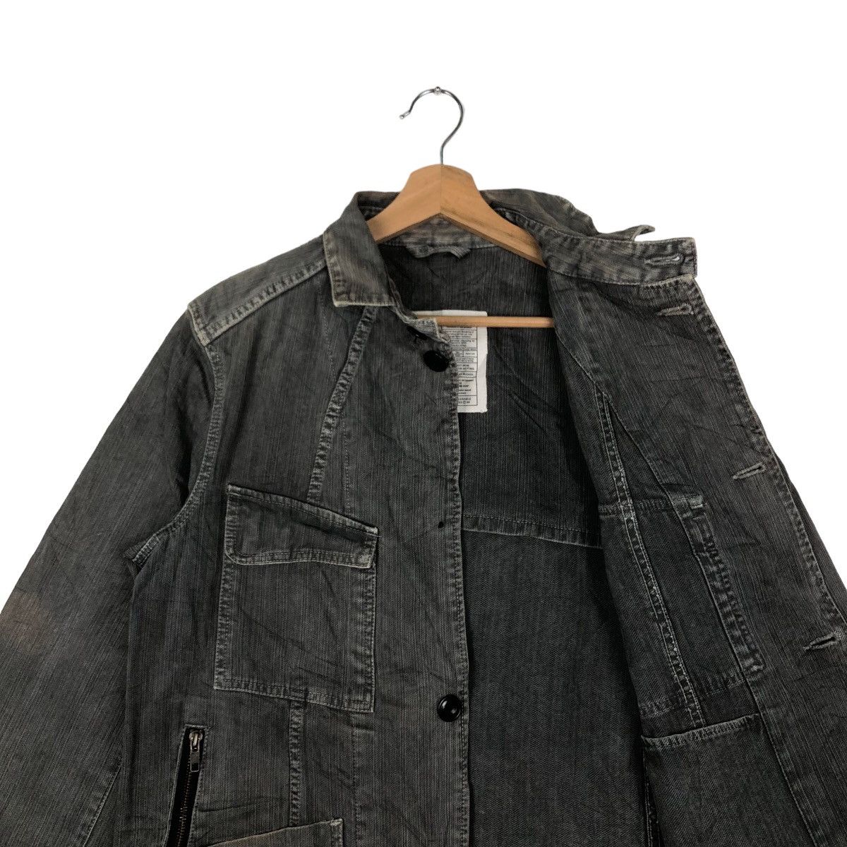Japanese Brand VINTAGE HIKORY CHORE JACKET JOURNAL STANDARD ISSEY MIYAKE Size US M / EU 48-50 / 2 - 9 Thumbnail