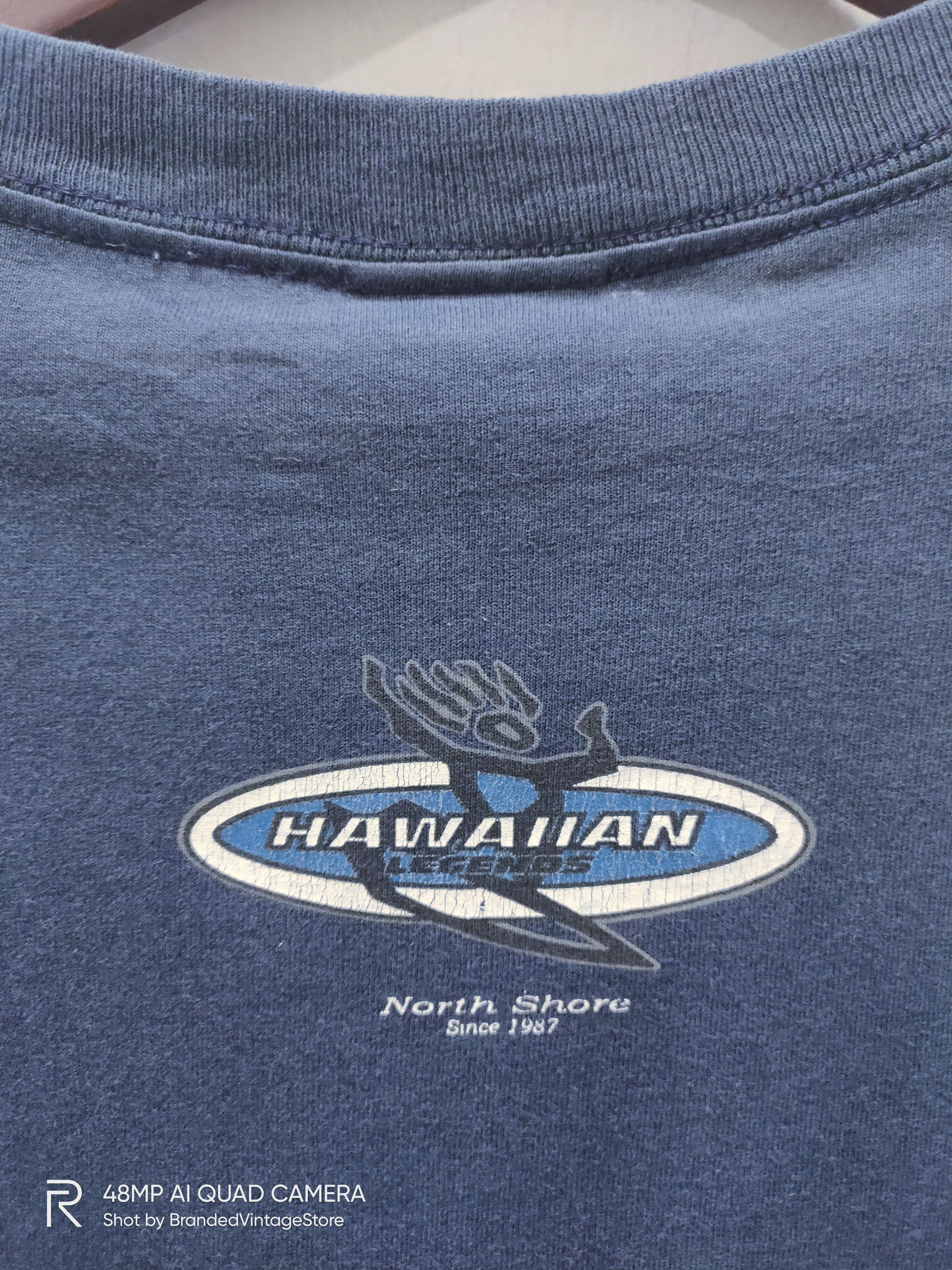 Other Vintage AAA Hawaiian USA Legends North Shore Surf Tee Shirt Size US L / EU 52-54 / 3 - 7 Thumbnail