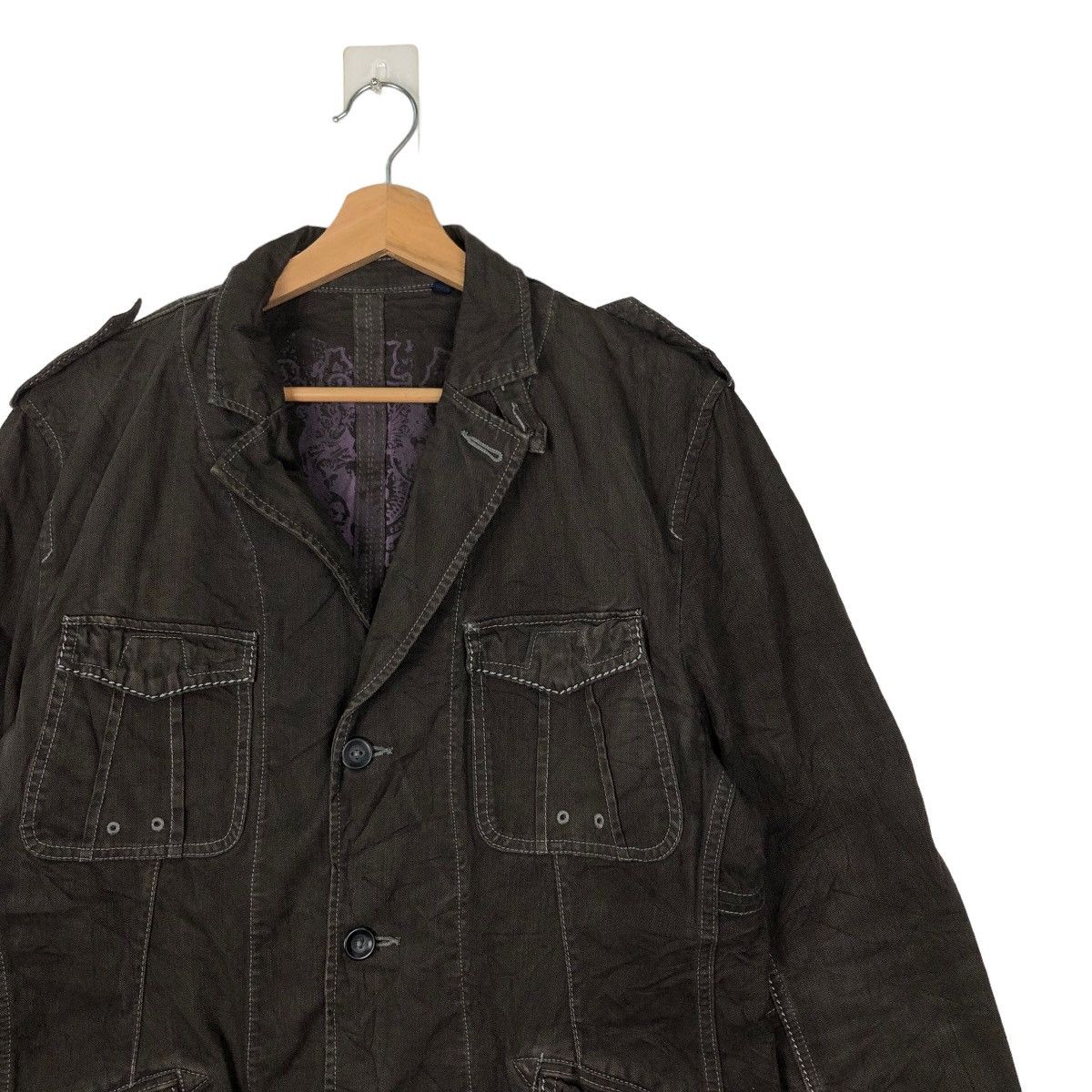Japanese Brand VINTAGE BALL JAPAN CHORE RACER PARACHUTE JACKET BIG LOGO Size US XL / EU 56 / 4 - 5 Thumbnail