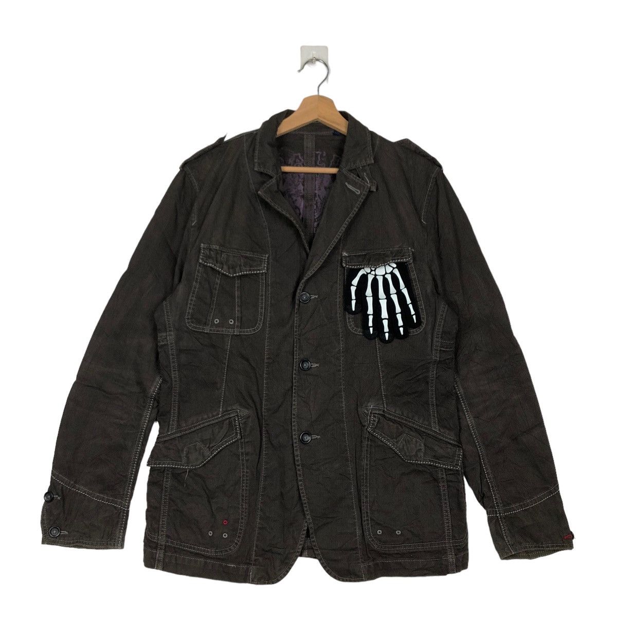 Japanese Brand VINTAGE BALL JAPAN CHORE RACER PARACHUTE JACKET BIG LOGO Size US XL / EU 56 / 4 - 1 Thumbnail