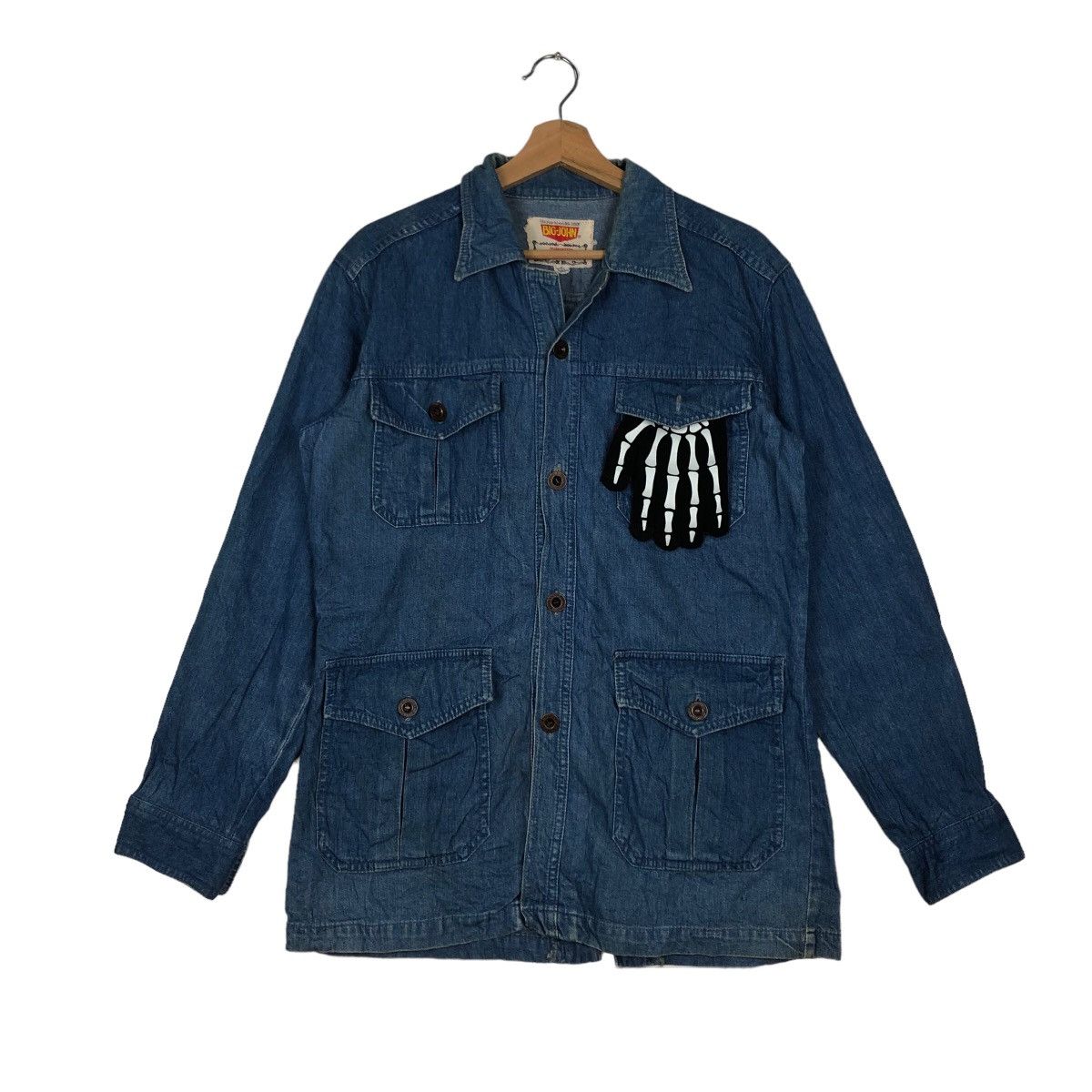 Japanese Brand VINTAGE HIKORY CHORE JACKET BIG JOHN INSPIRE ISSEY MIYAKE Size US M / EU 48-50 / 2 - 1 Thumbnail