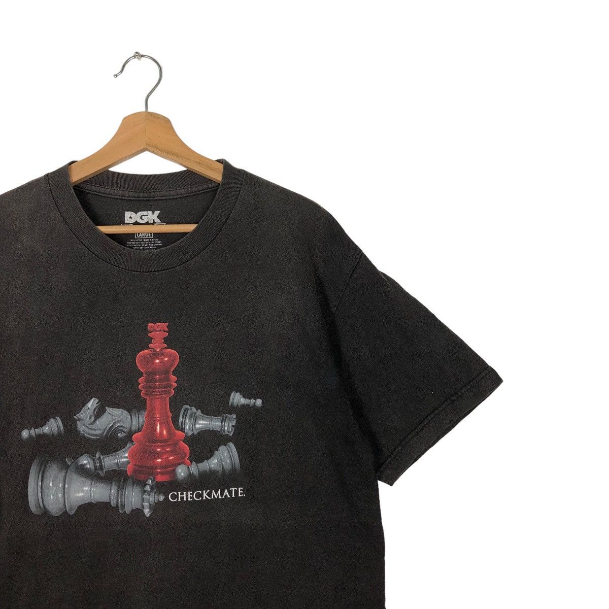 Japanese Brand VINTAGE DGK CHECKMATE TSHIRT BIG LOGO STREETWEAR Size US L / EU 52-54 / 3 - 5 Thumbnail