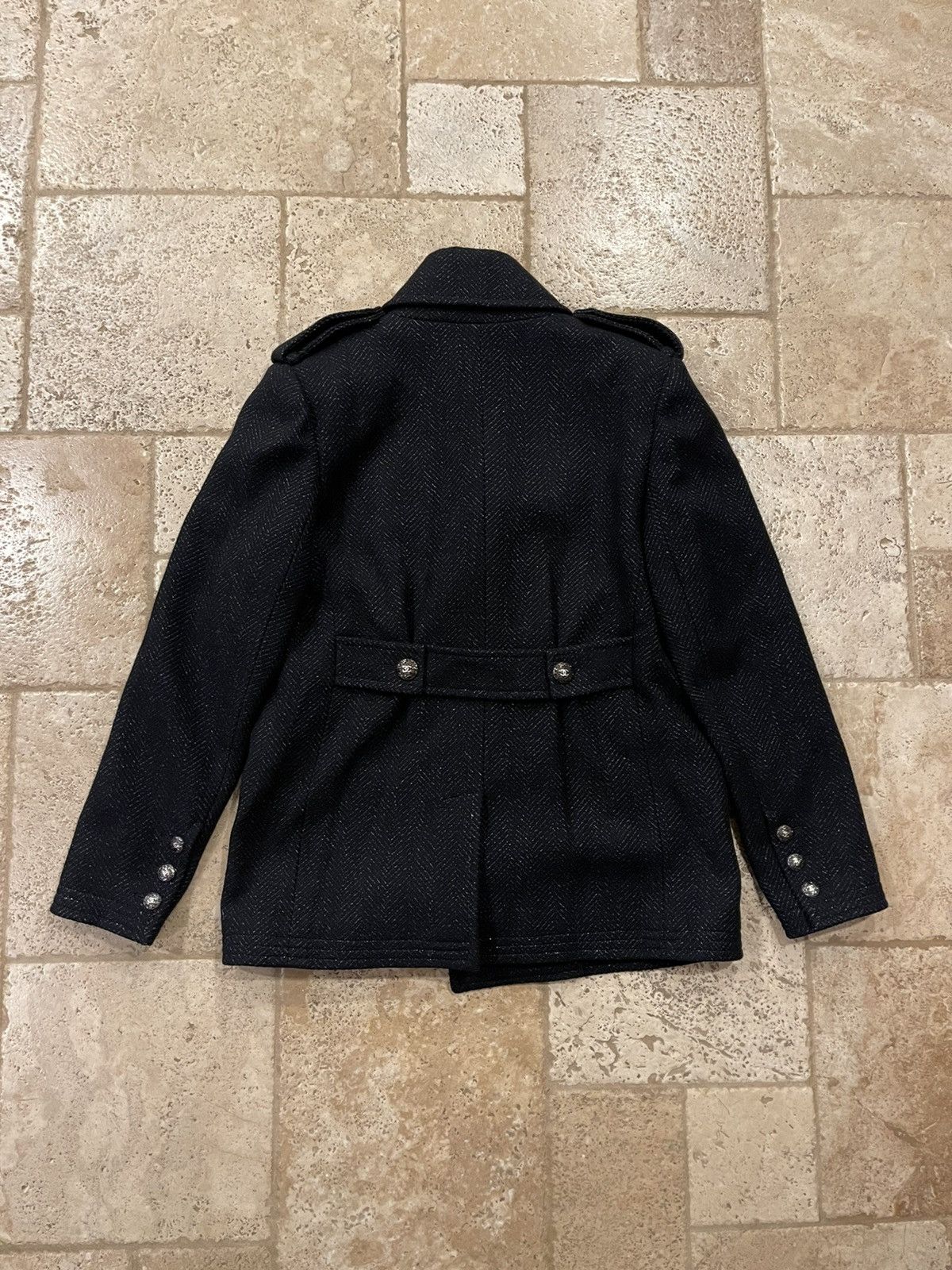 Chanel Chanel Black Peacoat CC Buttons *RARE* Size US L / EU 52-54 / 3 - 5 Thumbnail