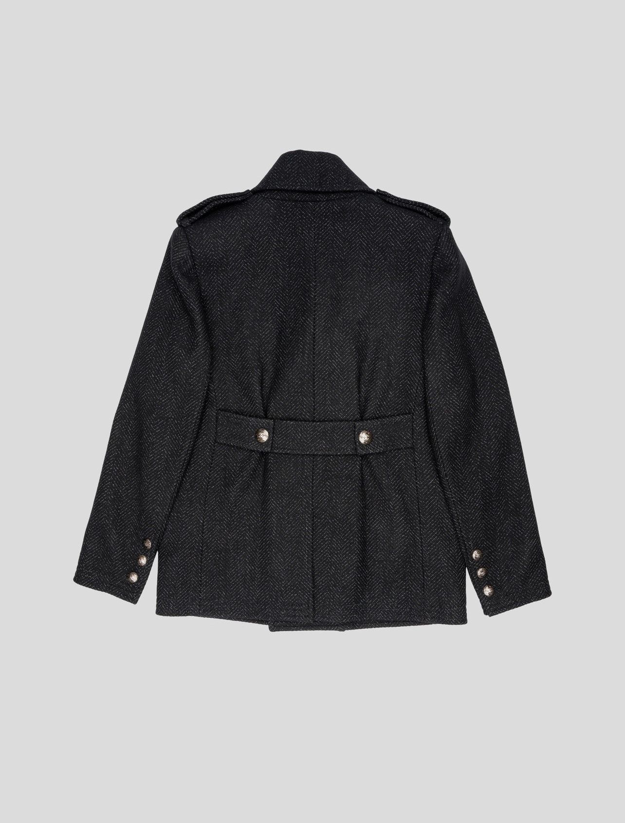Chanel Chanel Black Peacoat CC Buttons *RARE* Size US L / EU 52-54 / 3 - 15 Thumbnail