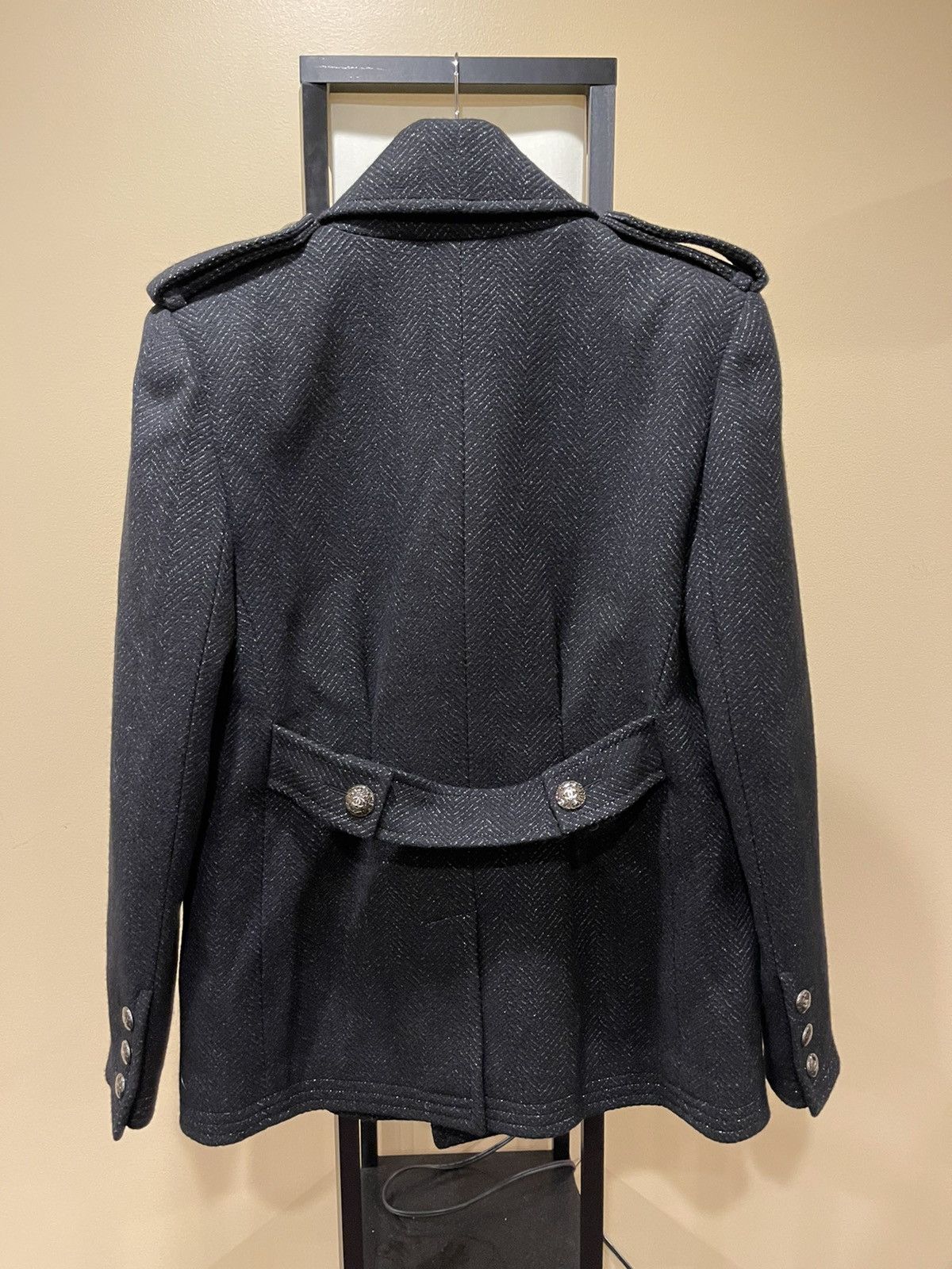 Chanel Chanel Black Peacoat CC Buttons *RARE* Size US L / EU 52-54 / 3 - 2 Thumbnail