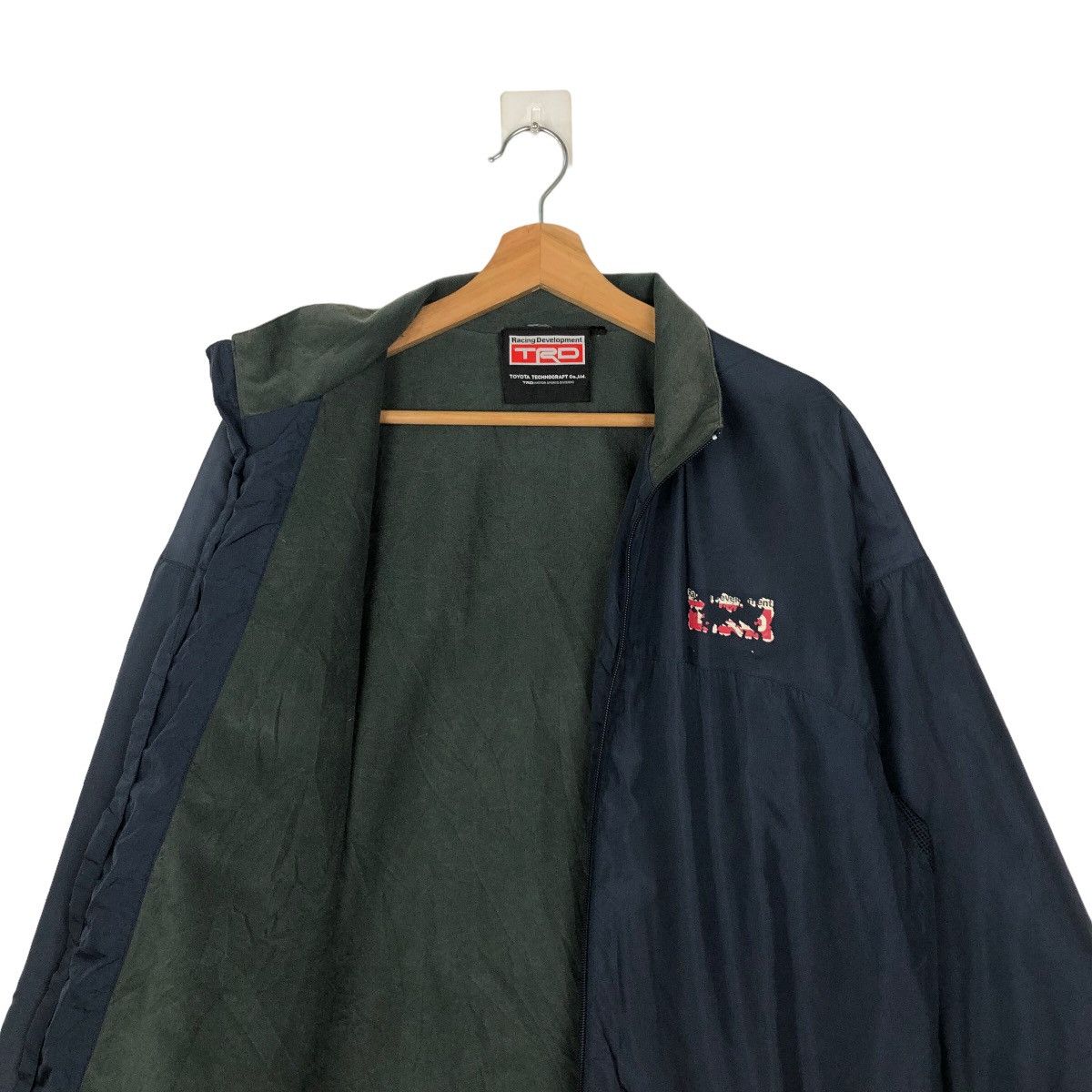 Japanese Brand VINTAGE RACING DEVELOPMENT TRD TOYOTA BIG LOGO JACKET Size US M / EU 48-50 / 2 - 9 Thumbnail
