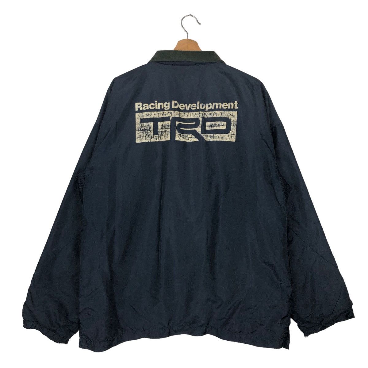 Japanese Brand VINTAGE RACING DEVELOPMENT TRD TOYOTA BIG LOGO JACKET Size US M / EU 48-50 / 2 - 7 Thumbnail