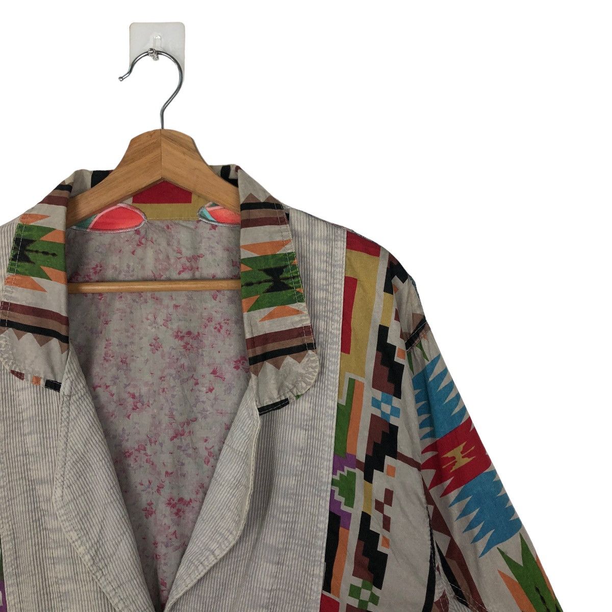 Japanese Brand RARE LONG JACKET AZTEC NAVAJO DESIGN INSPIRED KAPITAL JAPAN Size US M / EU 48-50 / 2 - 5 Thumbnail
