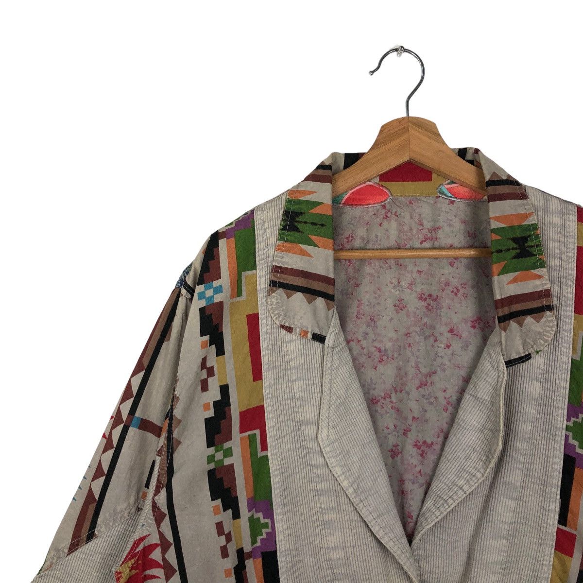 Japanese Brand RARE LONG JACKET AZTEC NAVAJO DESIGN INSPIRED KAPITAL JAPAN Size US M / EU 48-50 / 2 - 6 Thumbnail