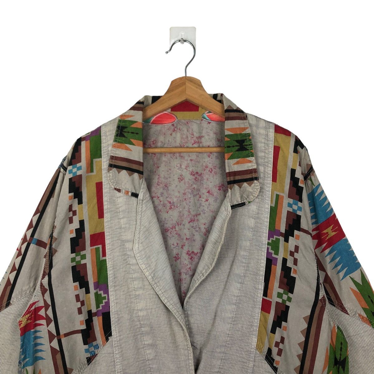 Japanese Brand RARE LONG JACKET AZTEC NAVAJO DESIGN INSPIRED KAPITAL JAPAN Size US M / EU 48-50 / 2 - 2 Thumbnail